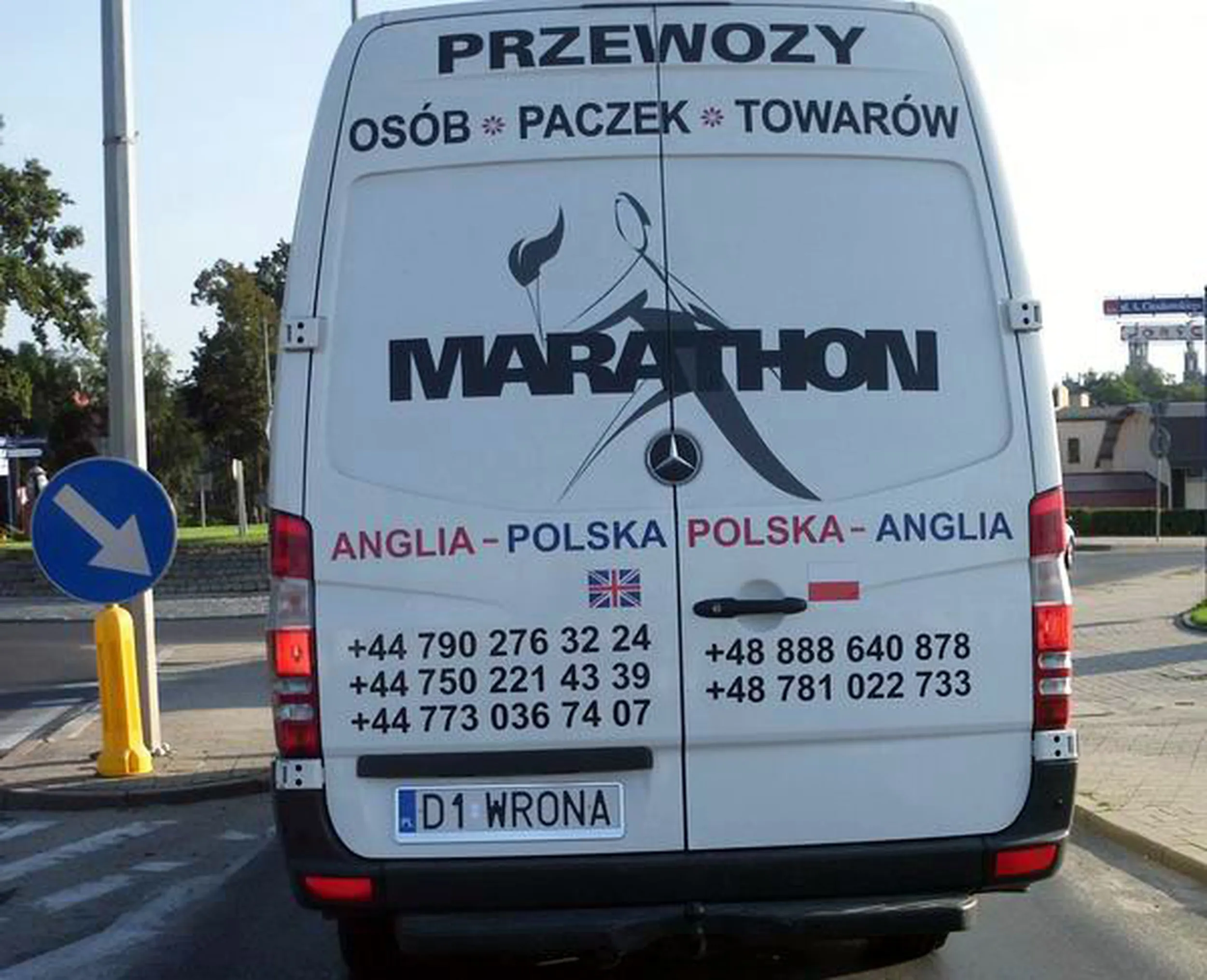 Fajny numer, blacha D1 WRONA