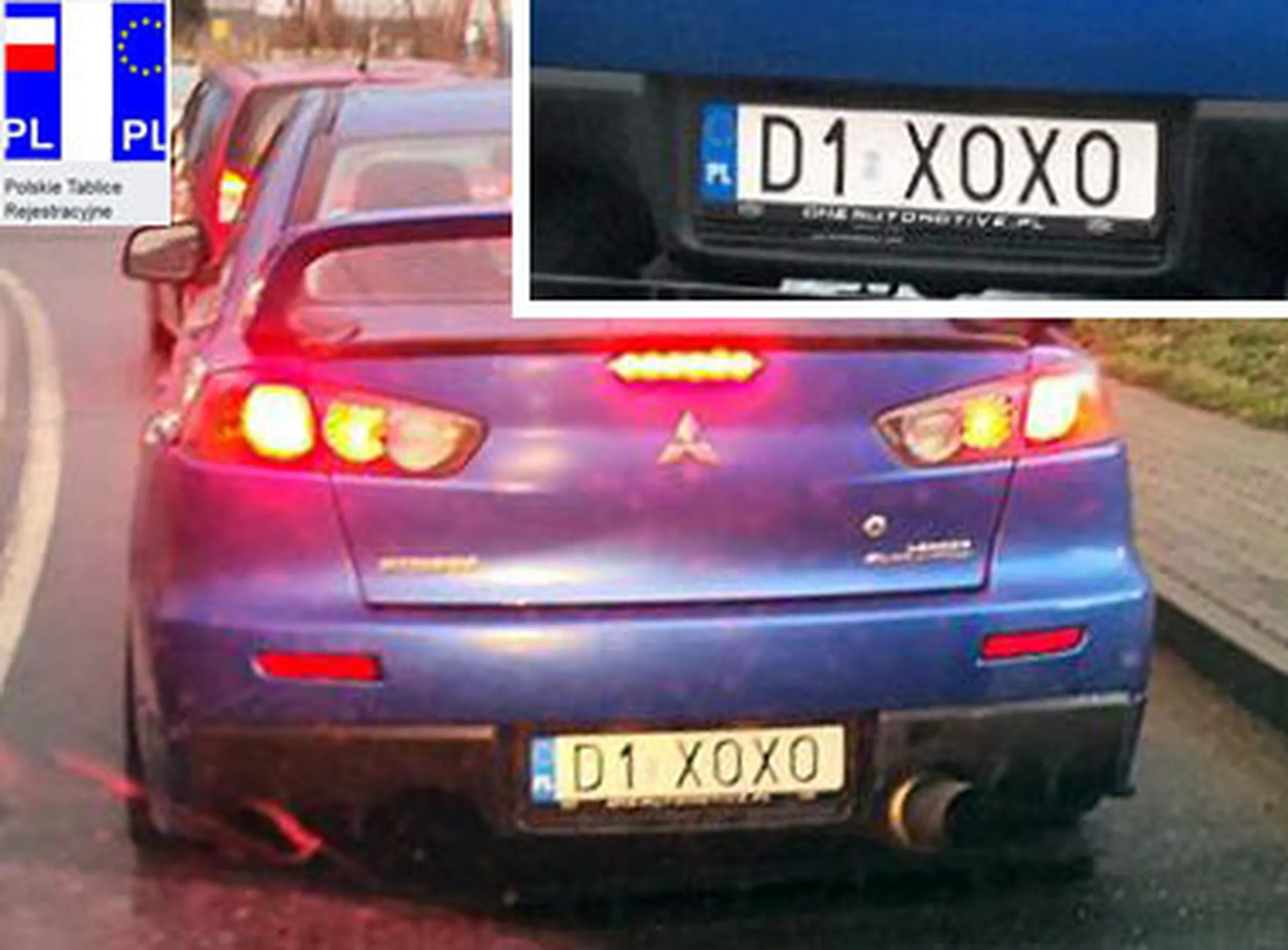 Fajny numer, blacha D1 XOXO