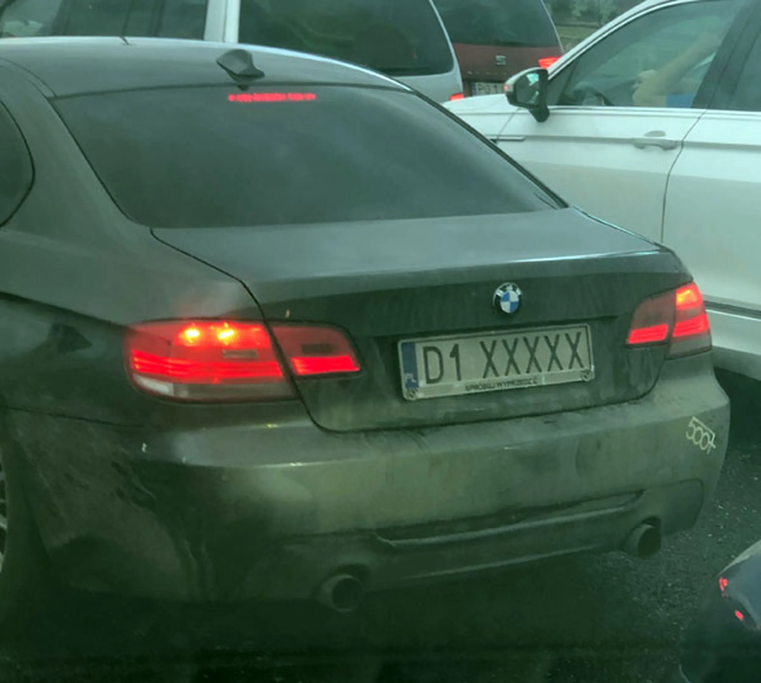 Fajny numer, blacha D1 XXXXX