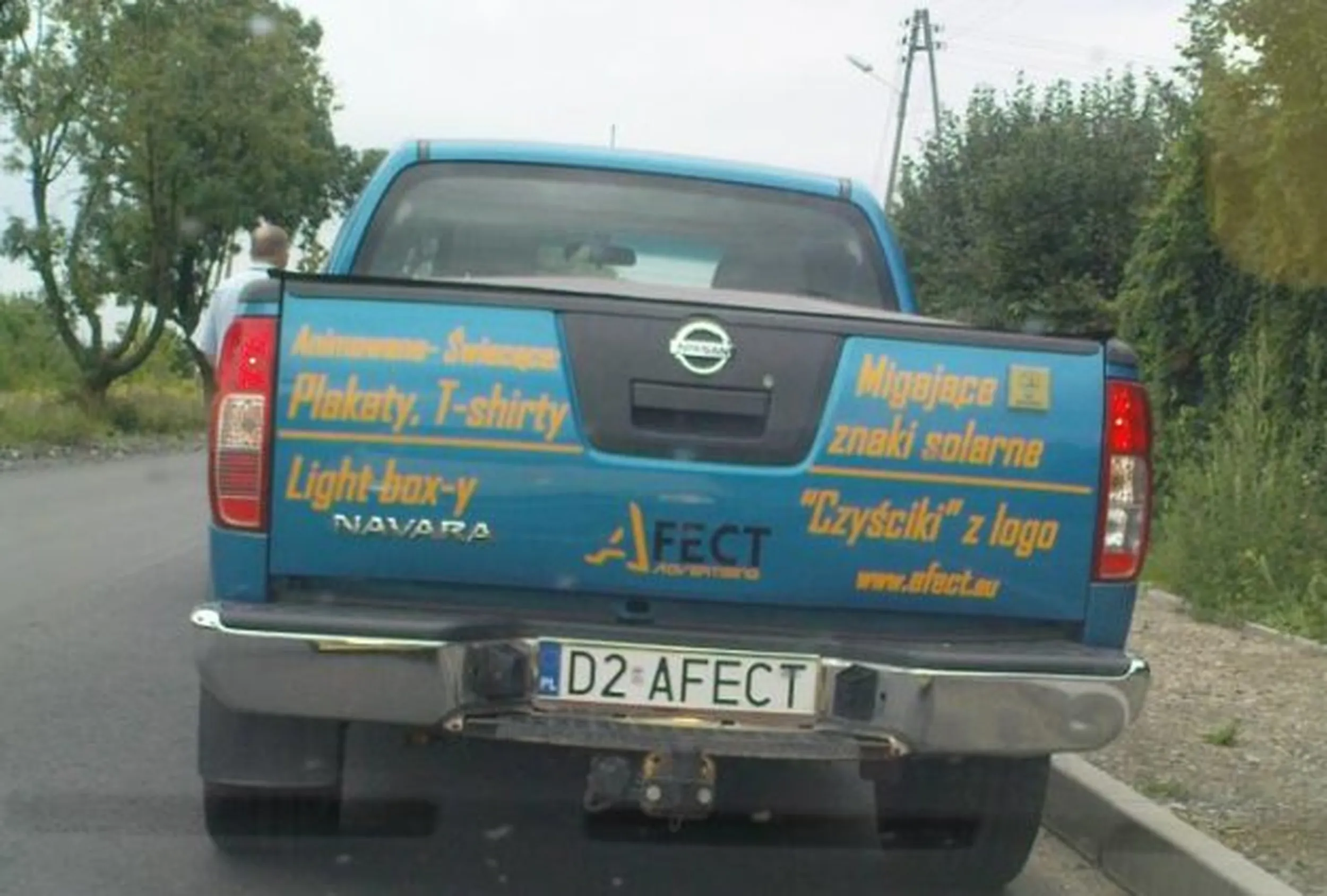 Fajny numer, blacha D2 AFECT