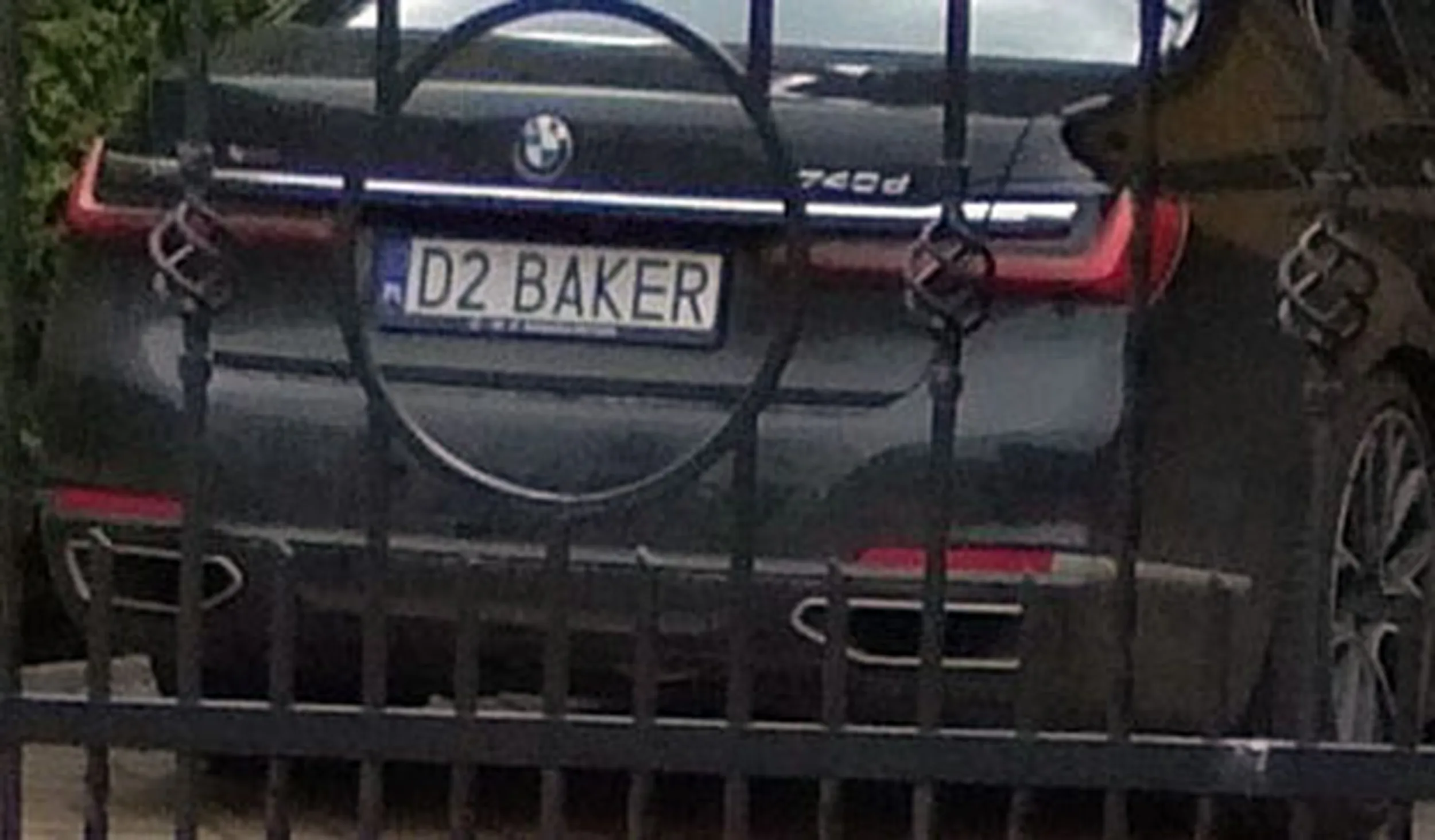 Fajny numer, blacha D2 BAKER