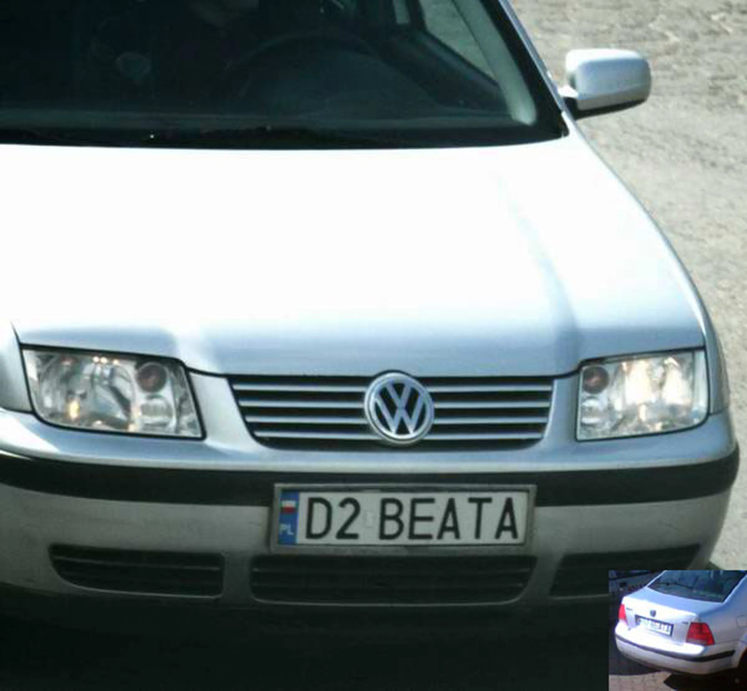 Fajny numer, blacha D2 BEATA