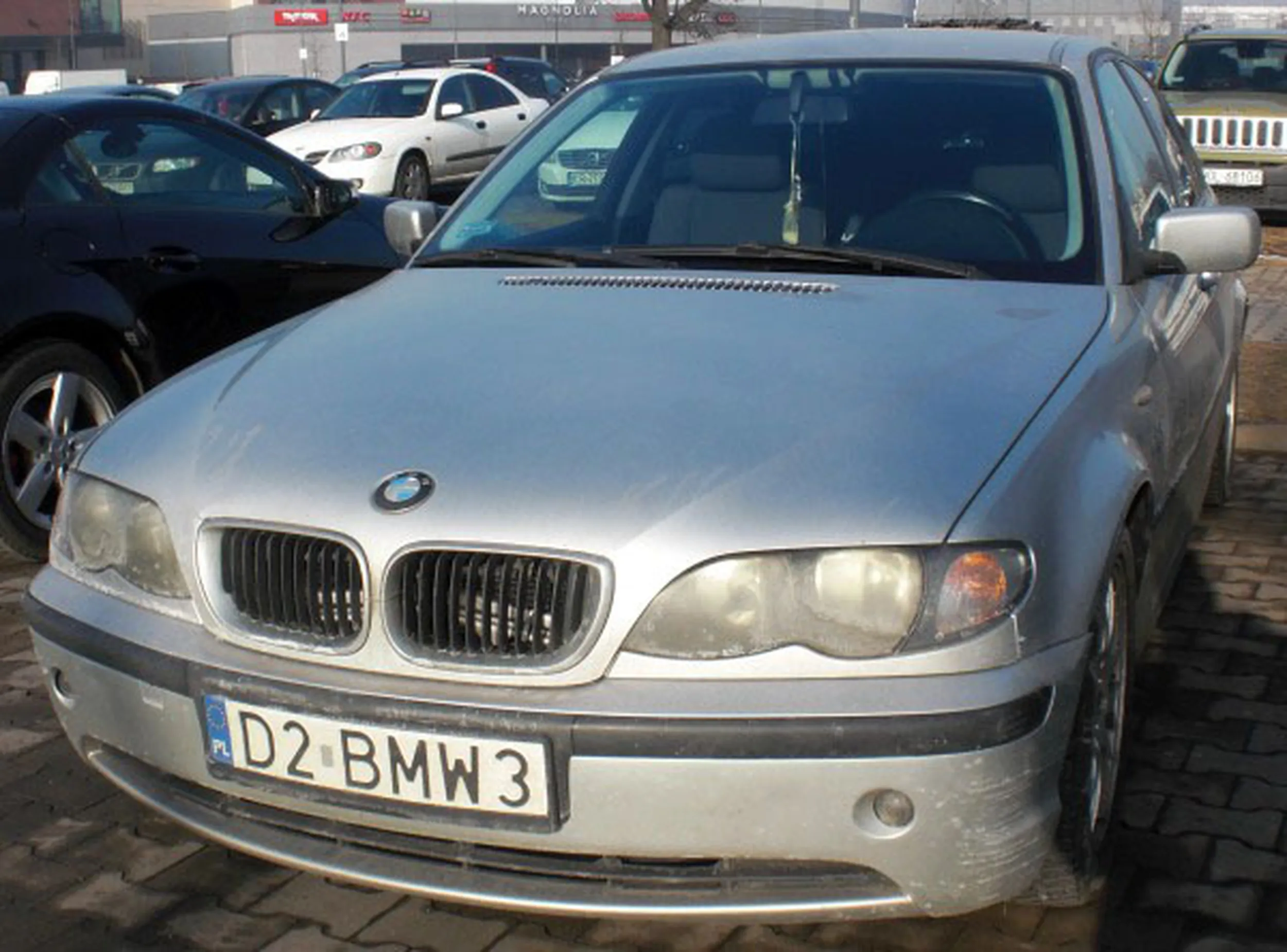 Fajny numer, blacha D2 BMW3