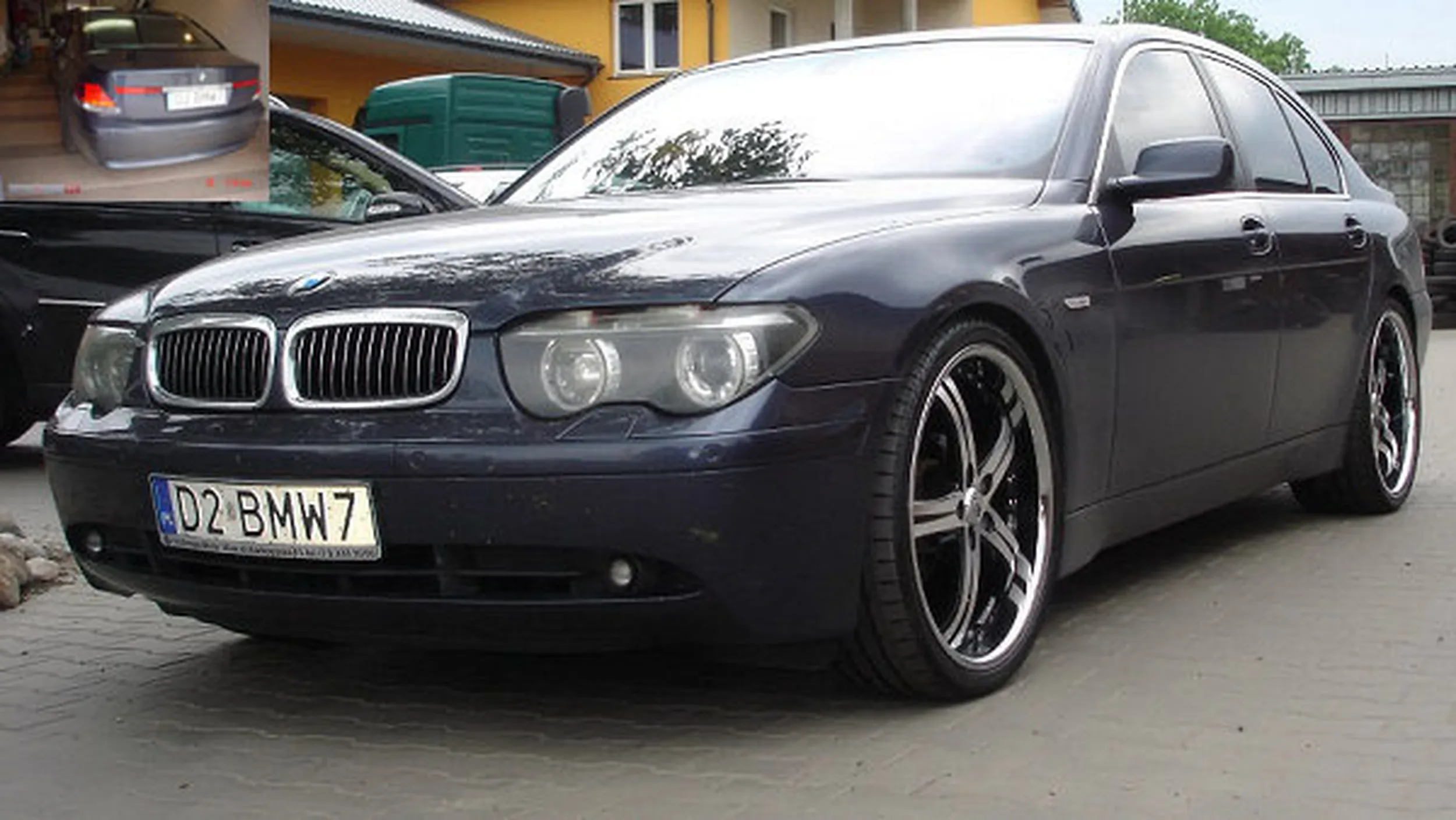 Fajny numer, blacha D2 BMW7