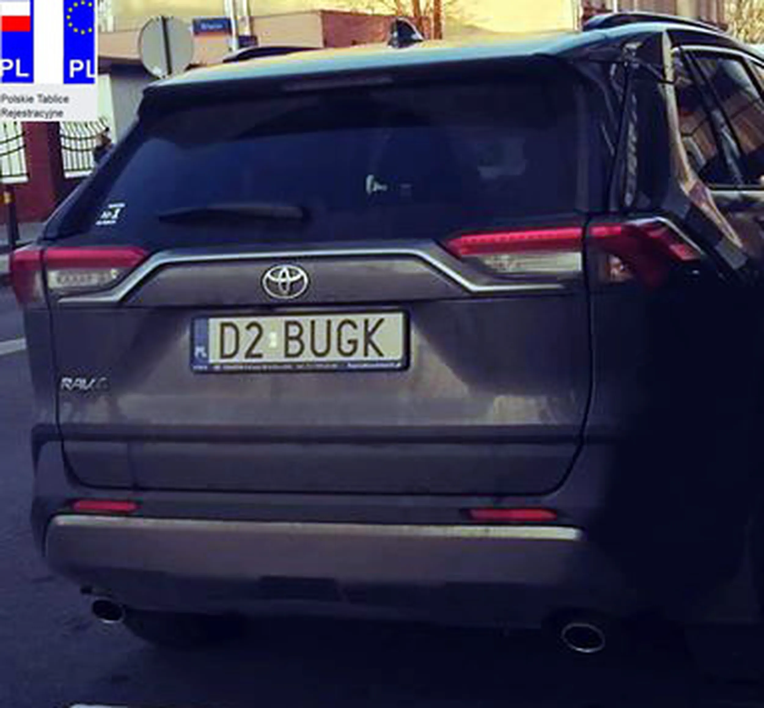 Fajny numer, blacha D2 BUGK