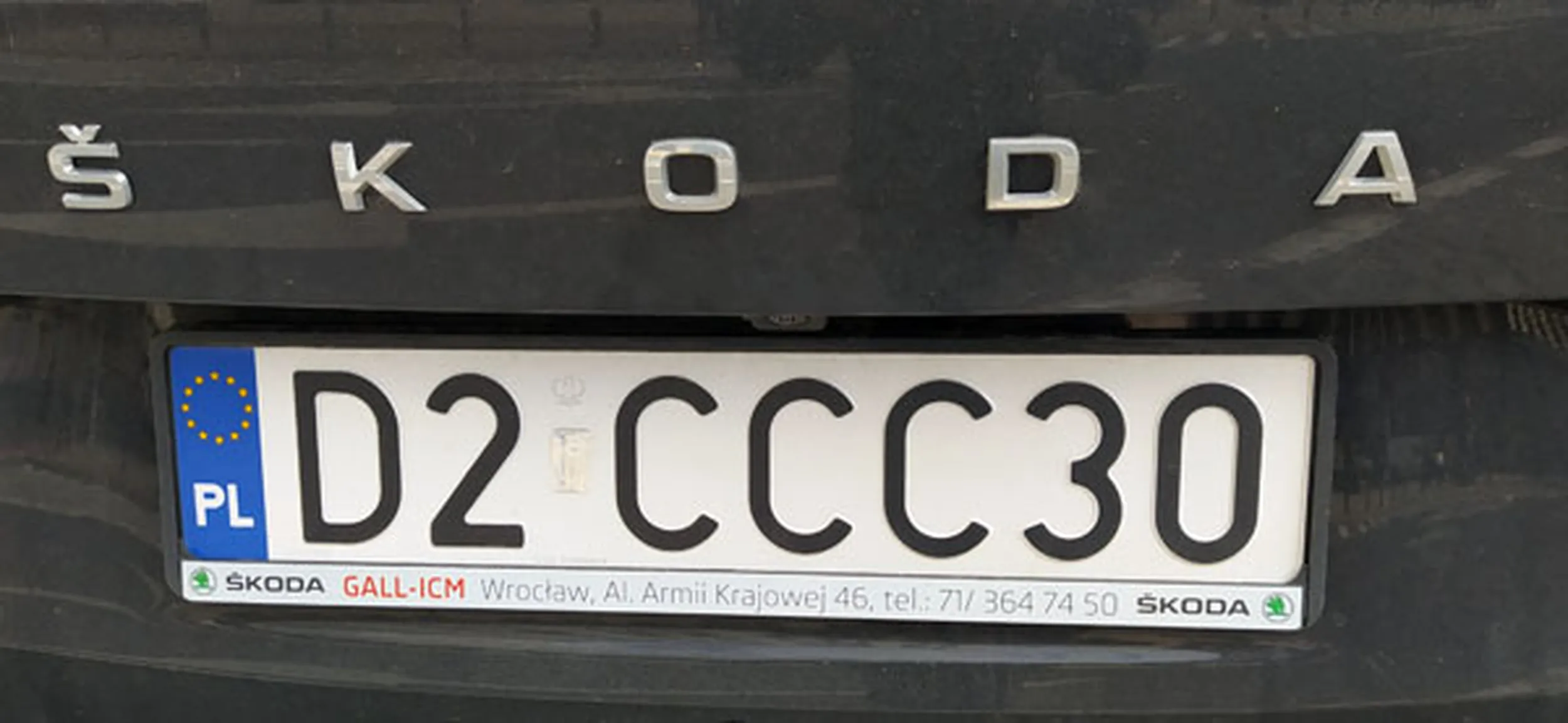 Fajny numer, blacha D2 CCC30