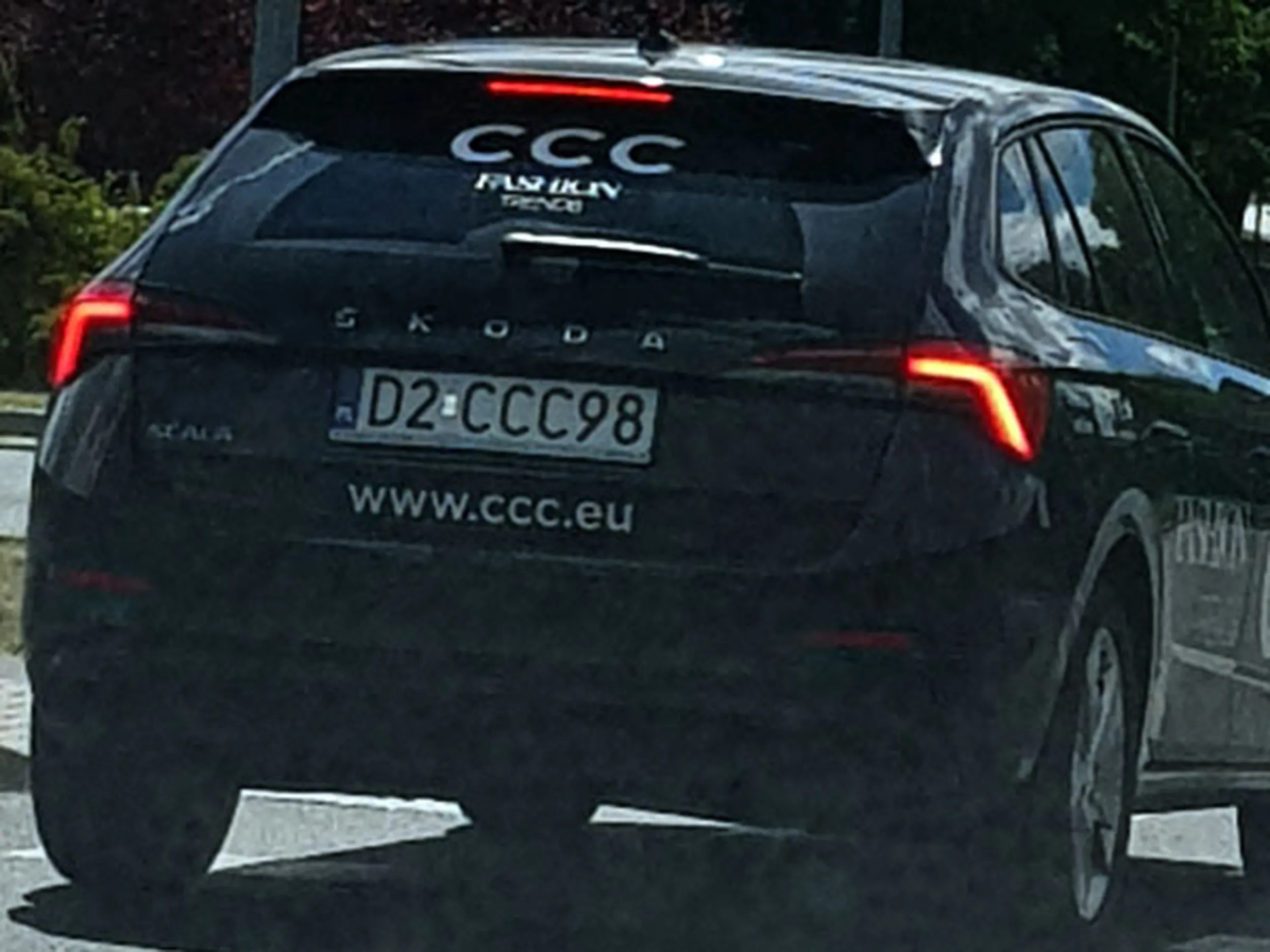 Fajny numer, blacha D2 CCC98