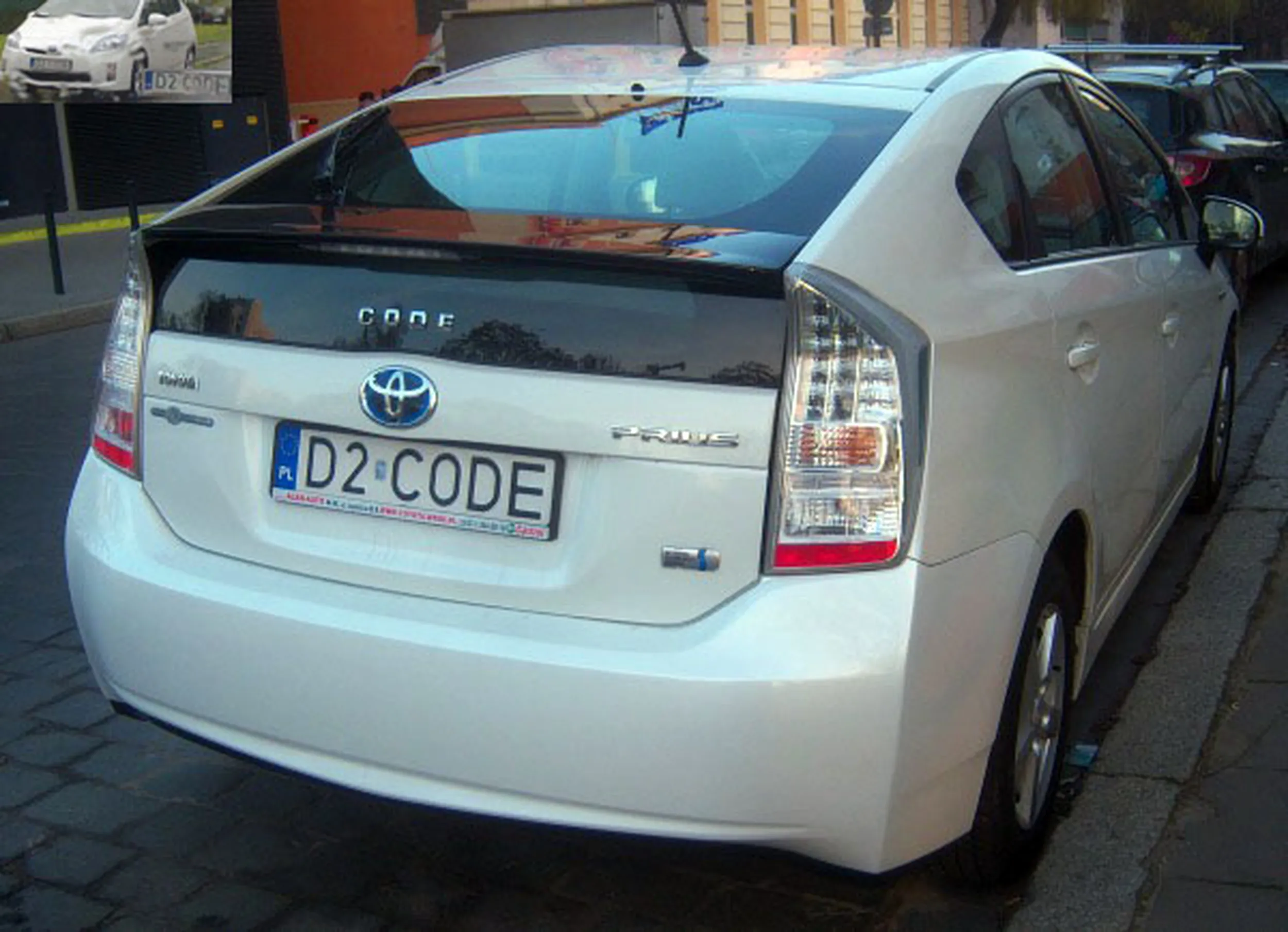 Fajny numer, blacha D2 CODE