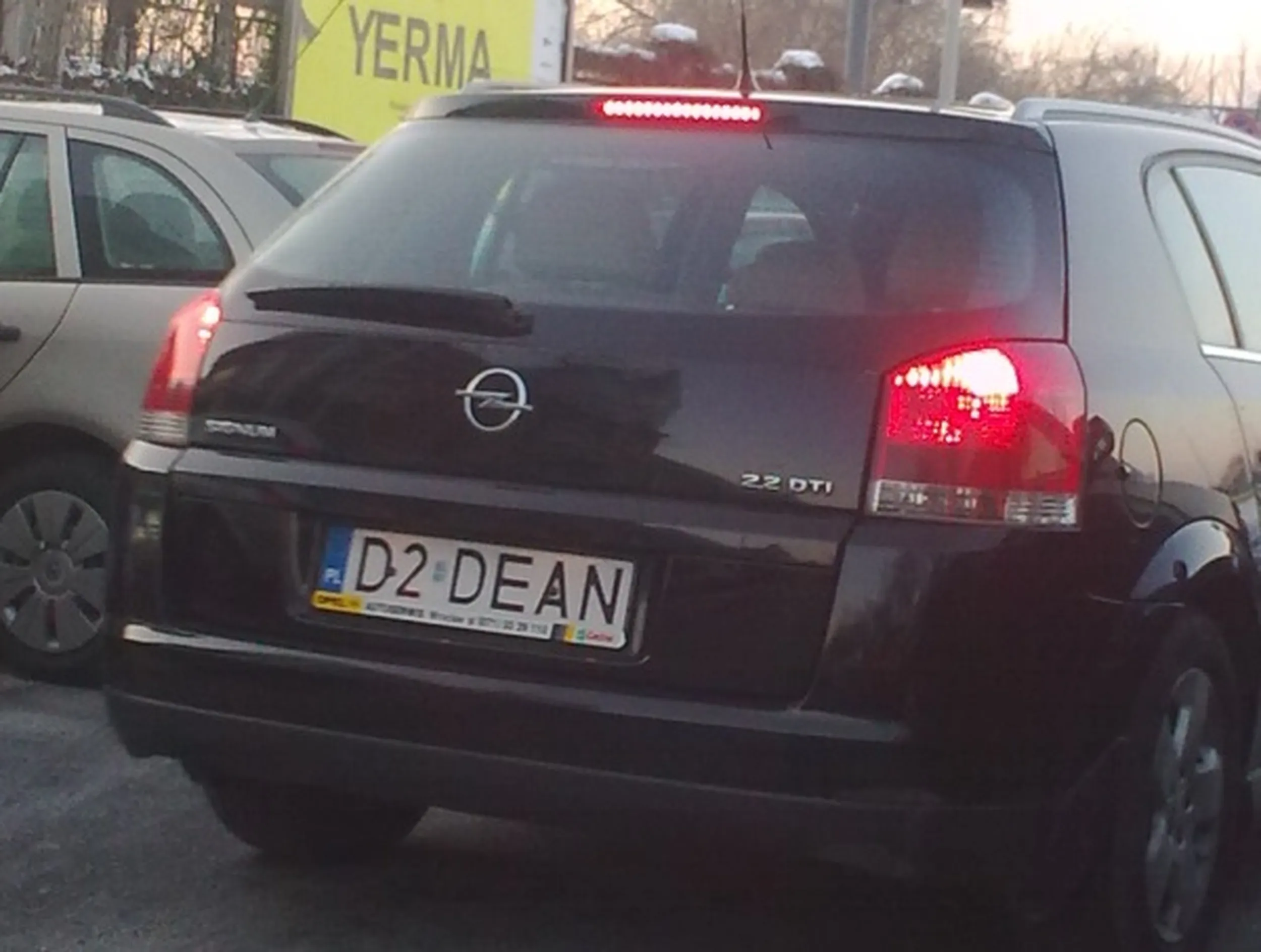 Fajny numer, blacha D2 DEAN