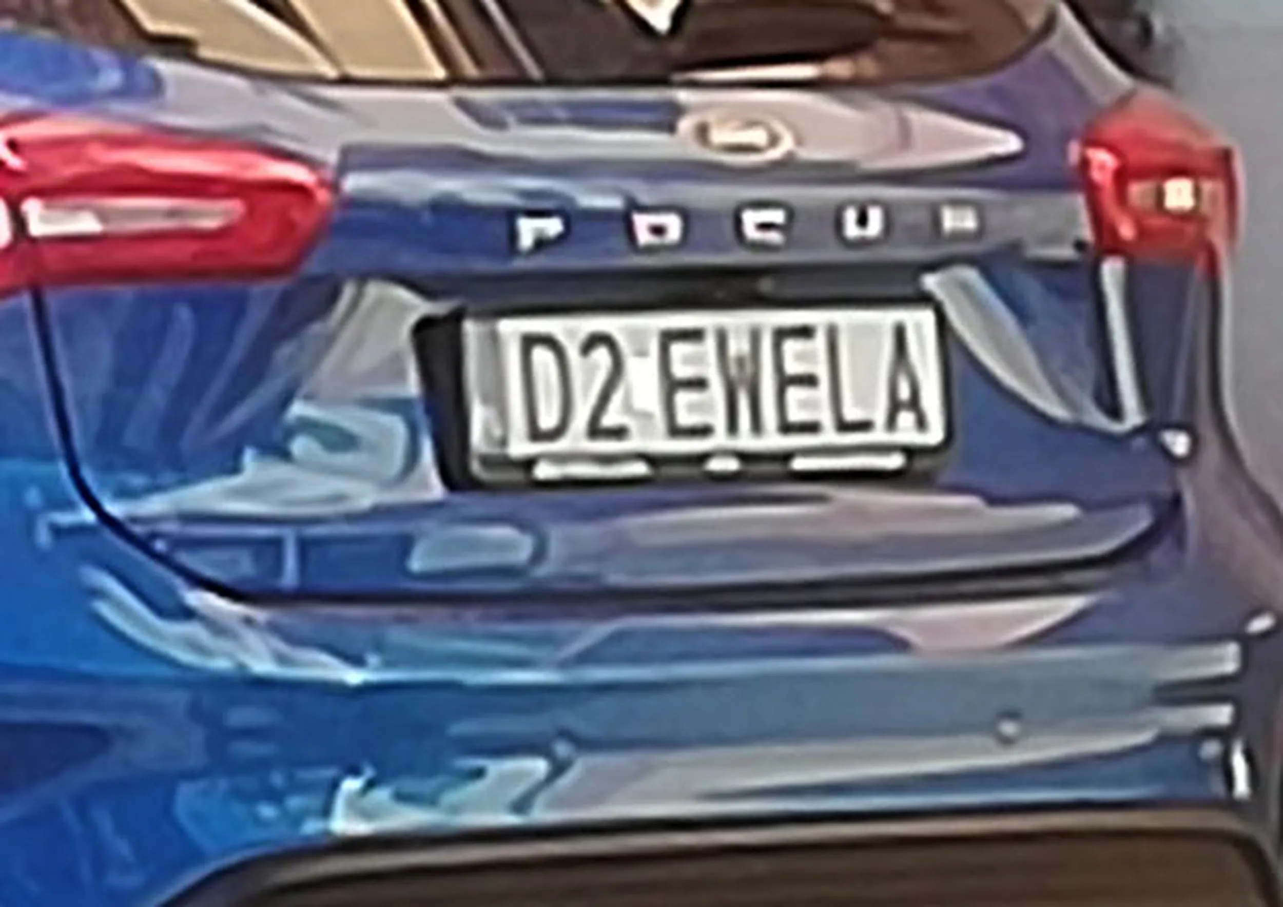 Fajny numer, blacha D2 EWELA