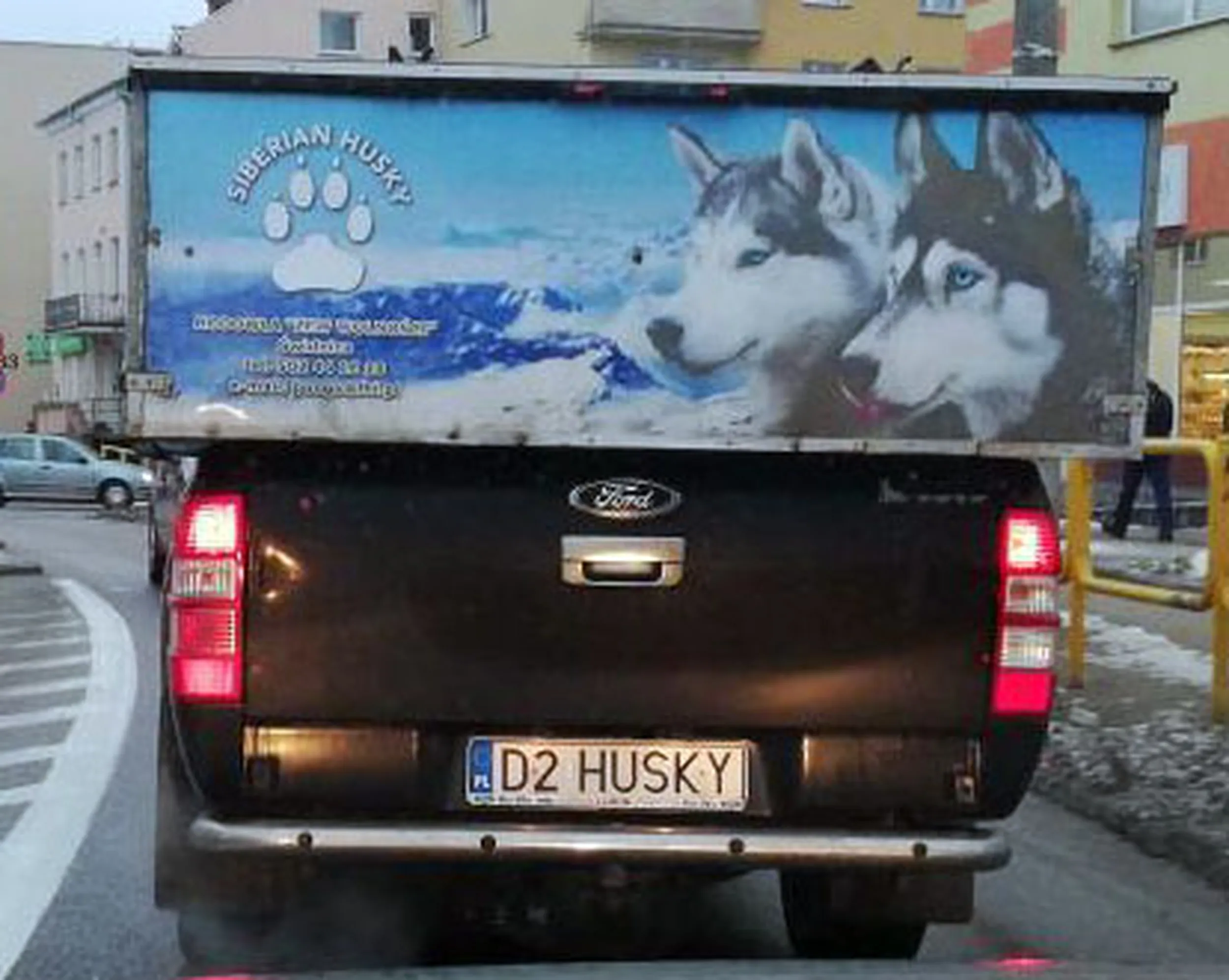 Fajny numer, blacha D2 HUSKY