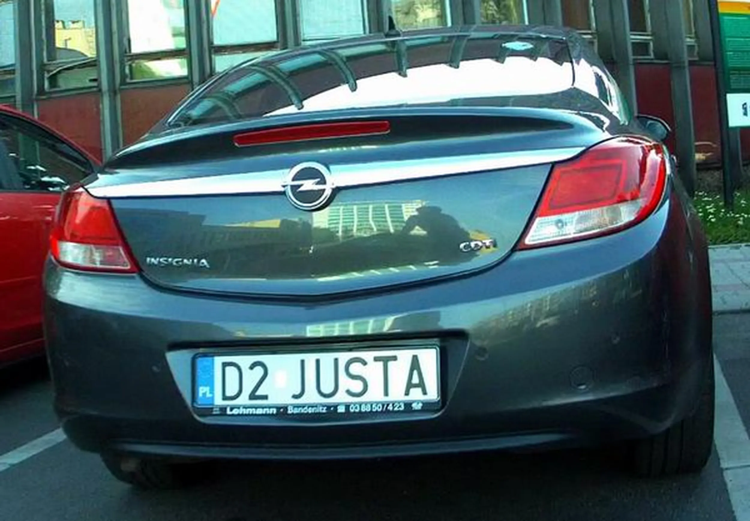 Fajny numer, blacha D2 JUSTA