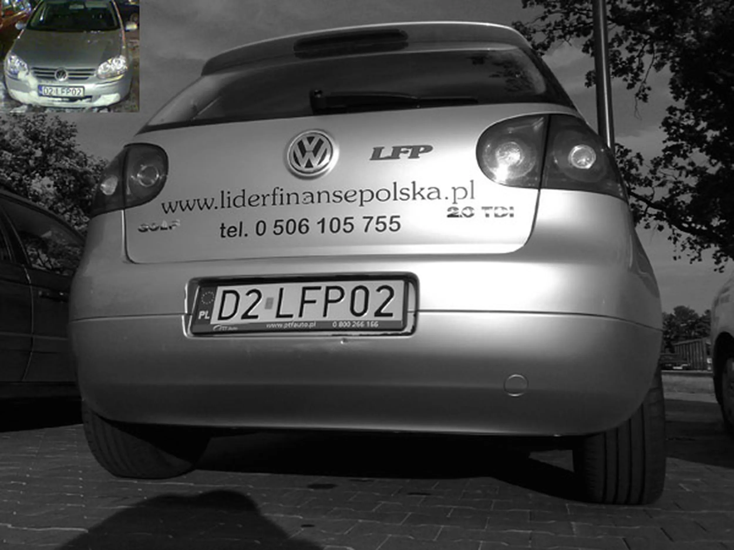 Fajny numer, blacha D2 LFP02