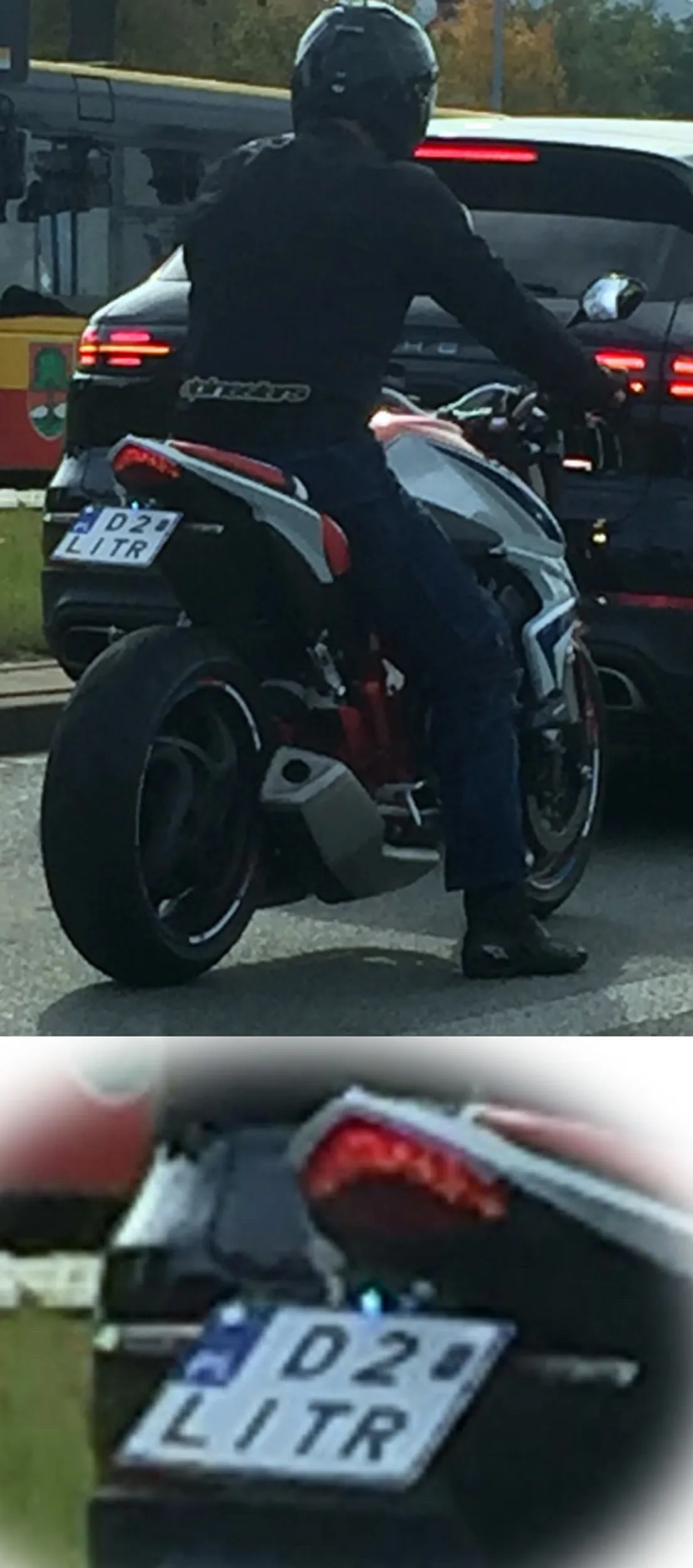 Fajny numer, blacha D2 LITR