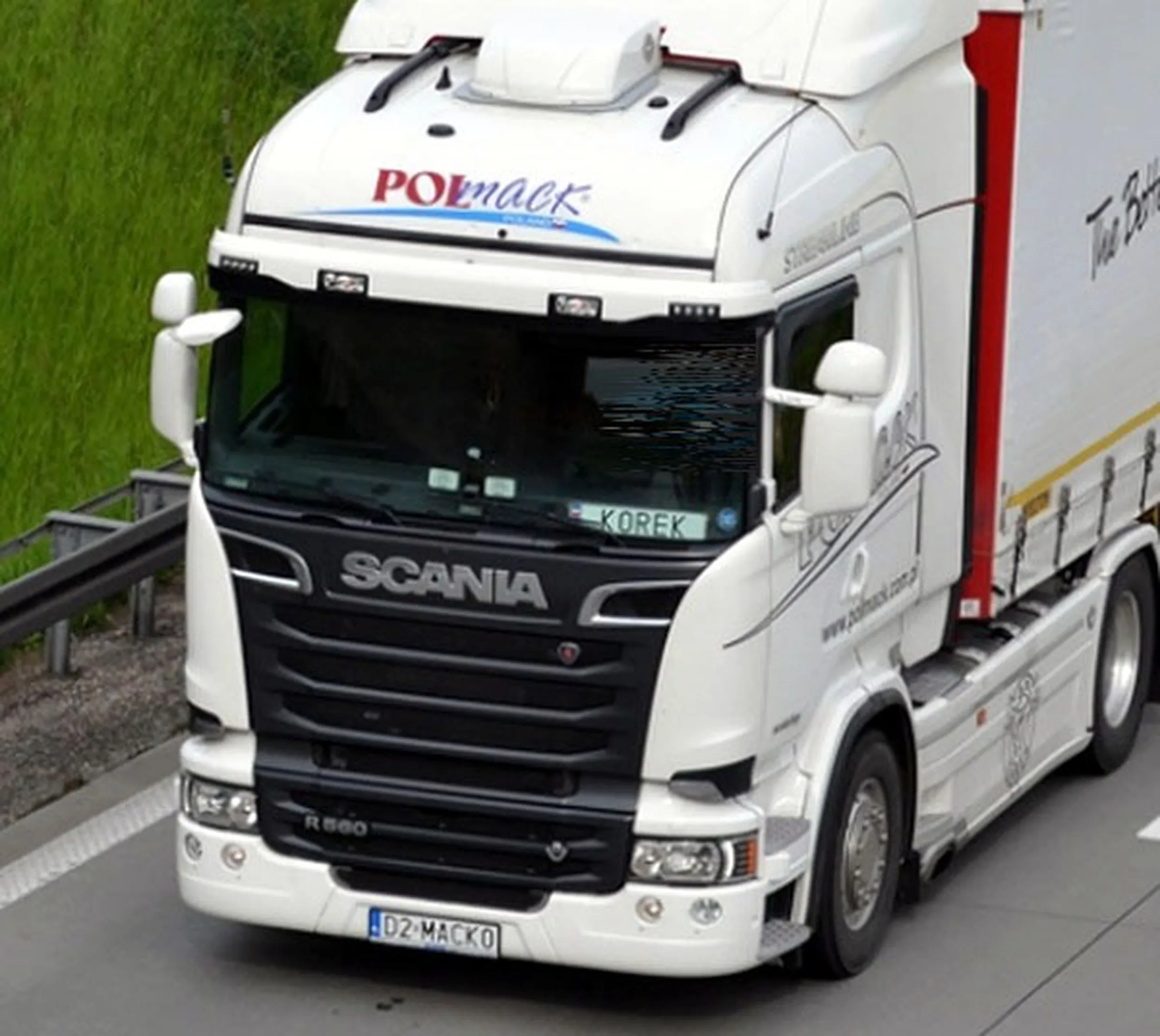 Fajny numer, blacha D2 MACK0