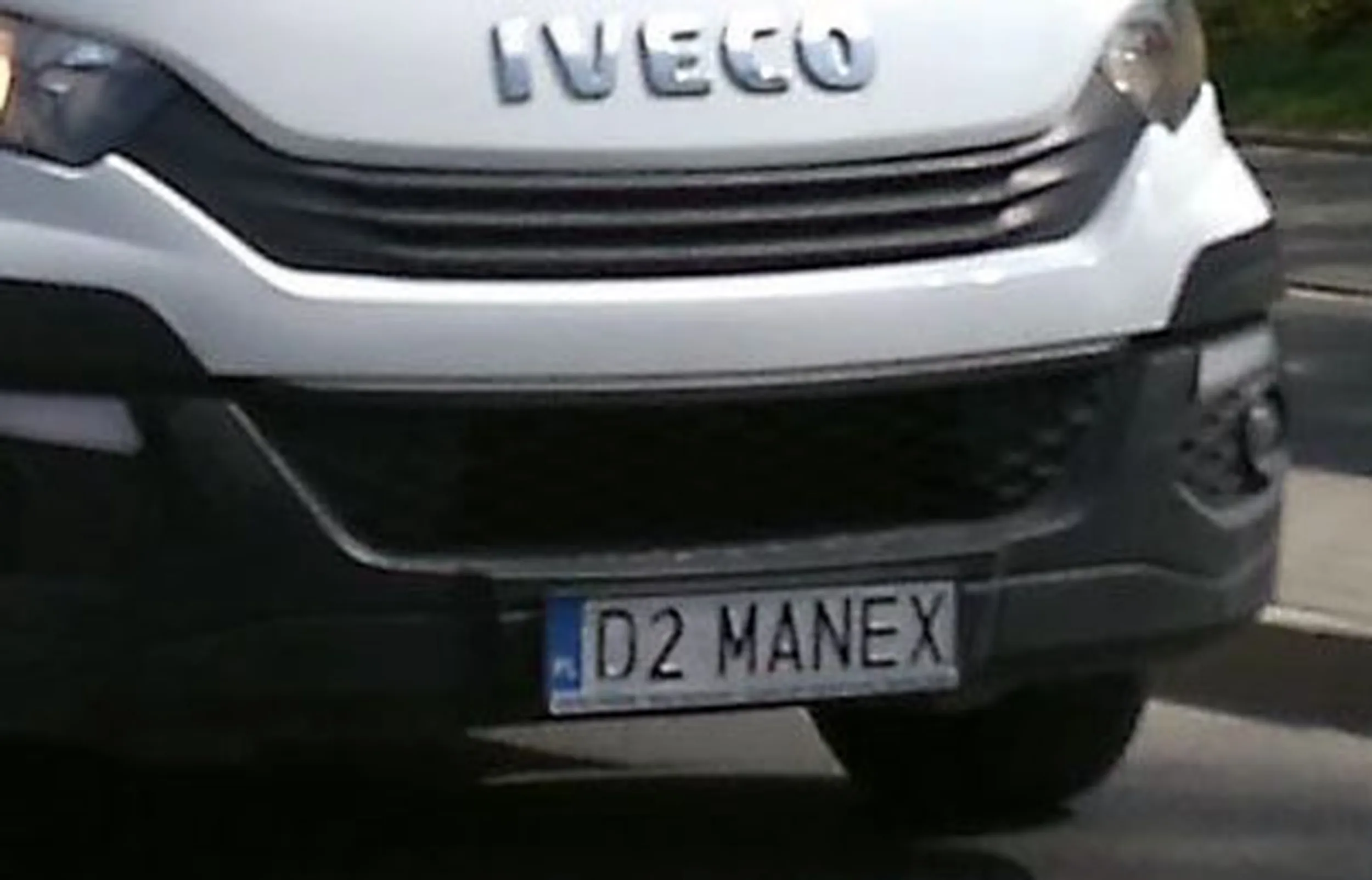 Fajny numer, blacha D2 MANEX