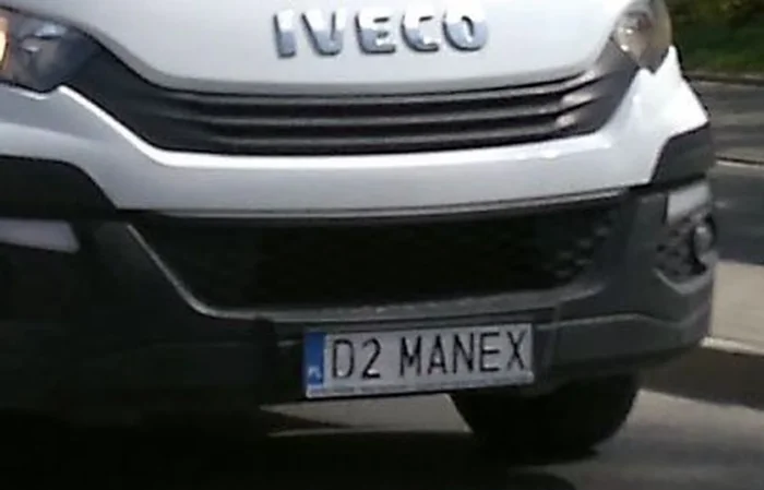 Fajny numer, blacha D2 MANEX