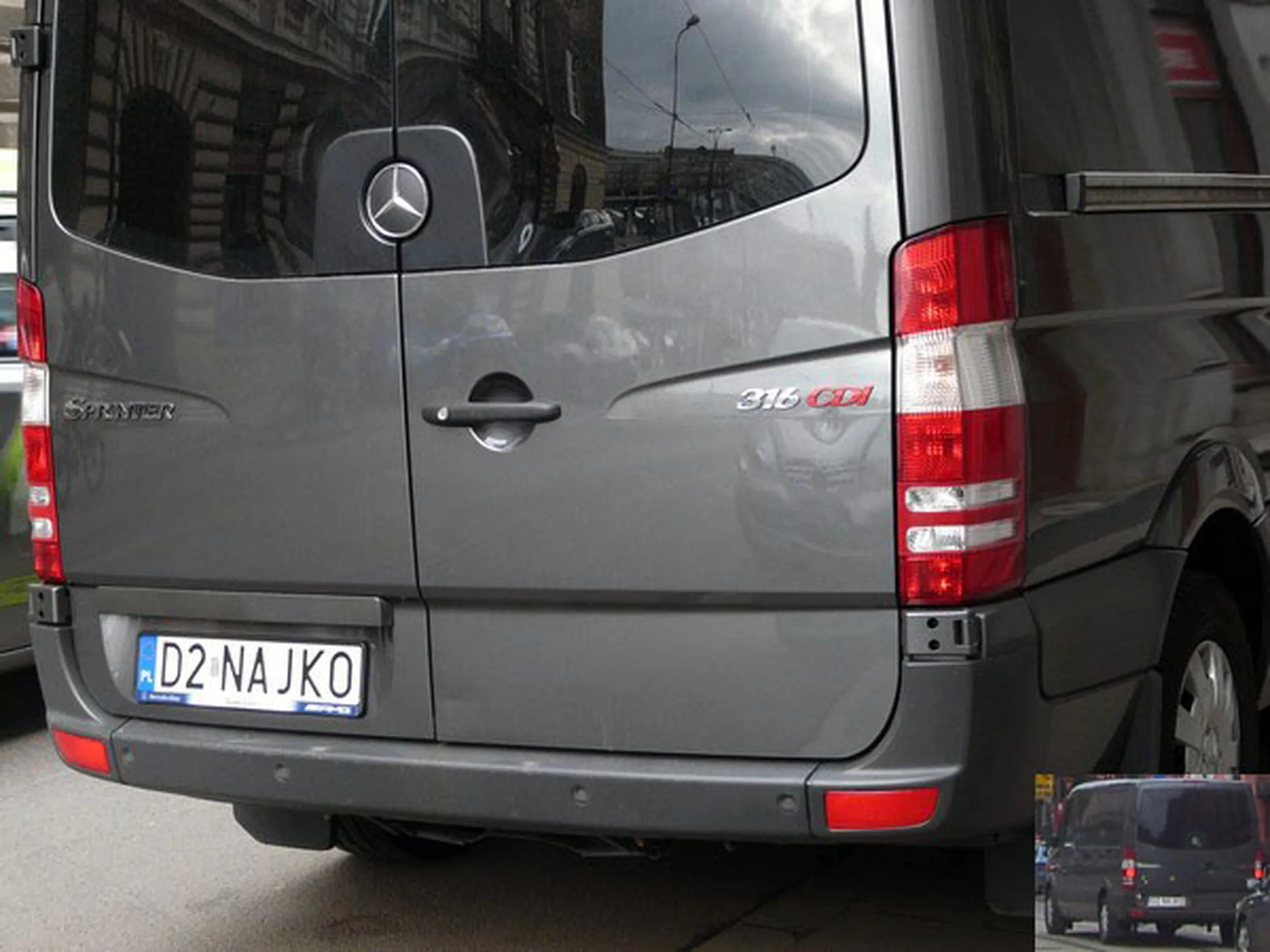 Fajny numer, blacha D2 NAJKO