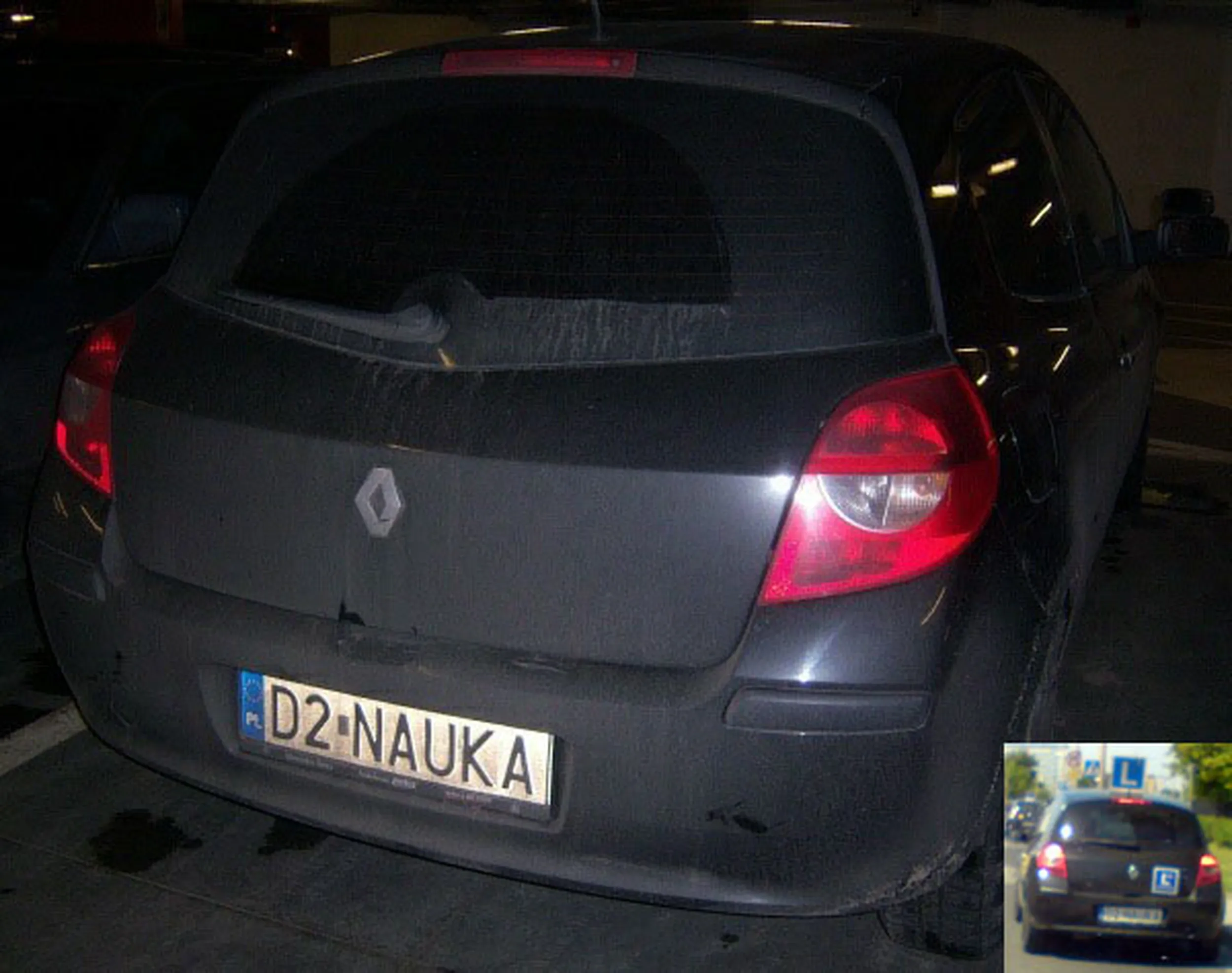 Fajny numer, blacha D2 NAUKA