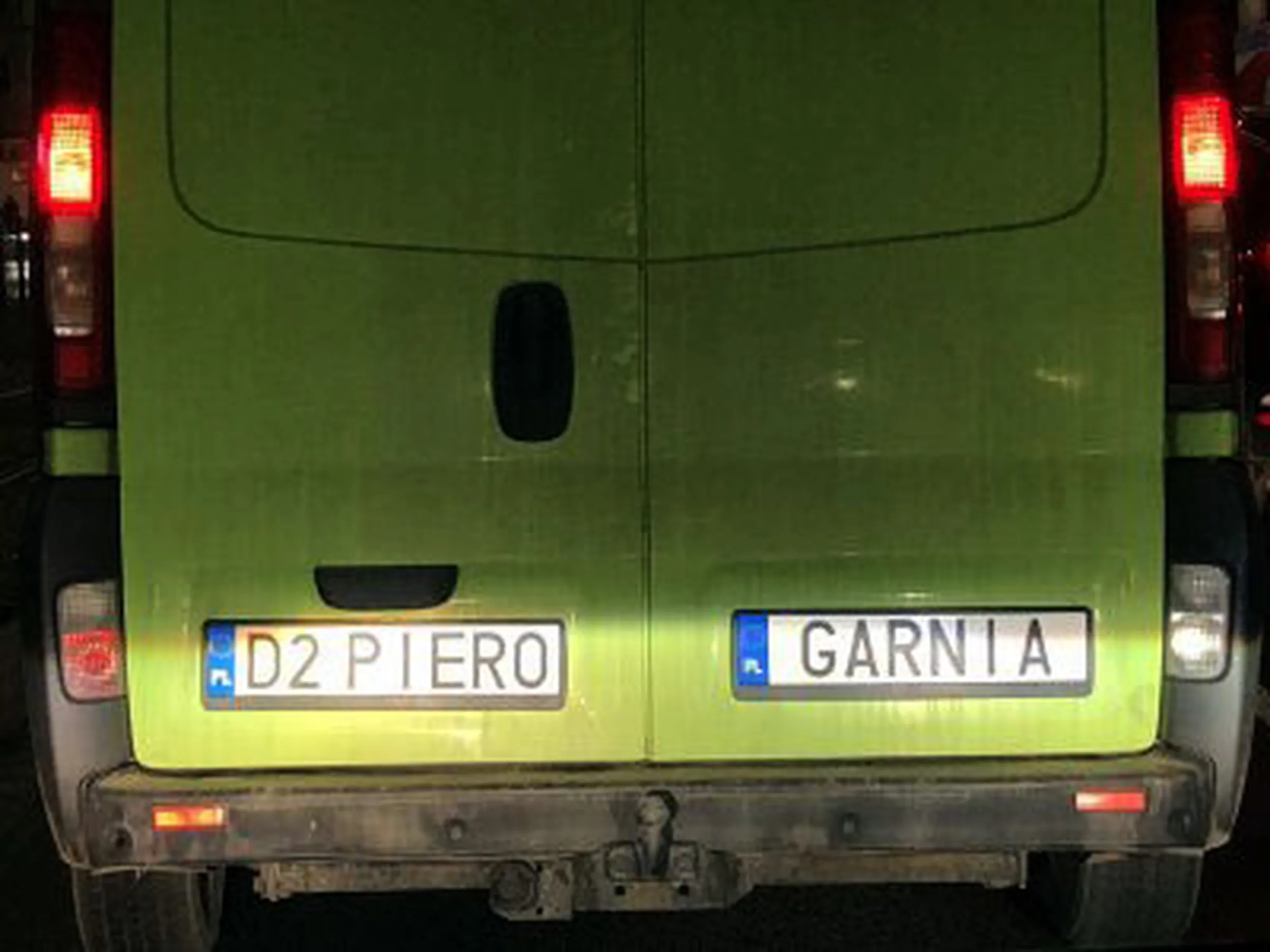 Fajny numer, blacha D2 PIERO