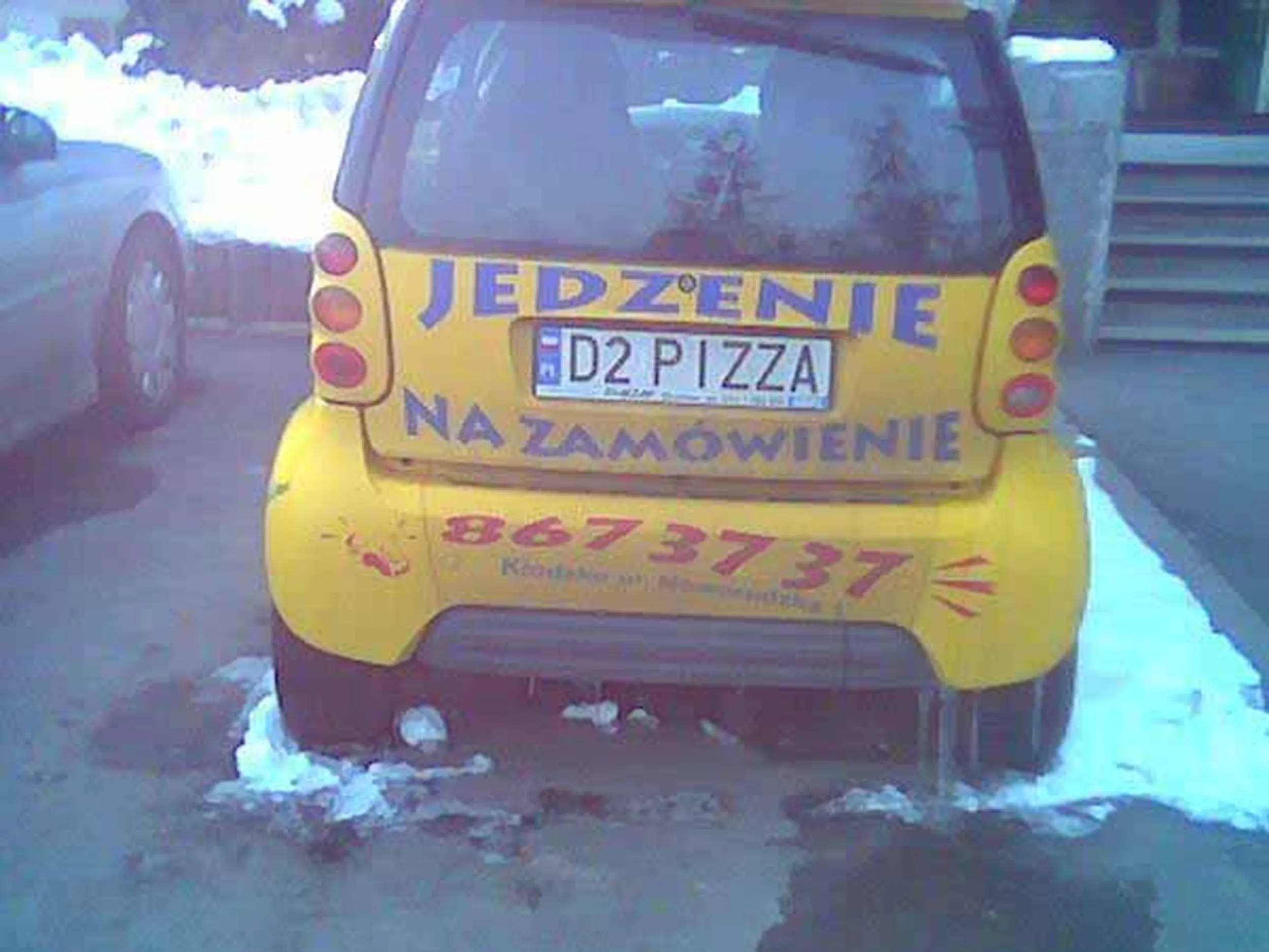 Fajny numer, blacha D2 PIZZA