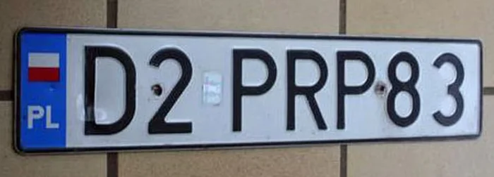 Fajny numer, blacha D2 PRP83