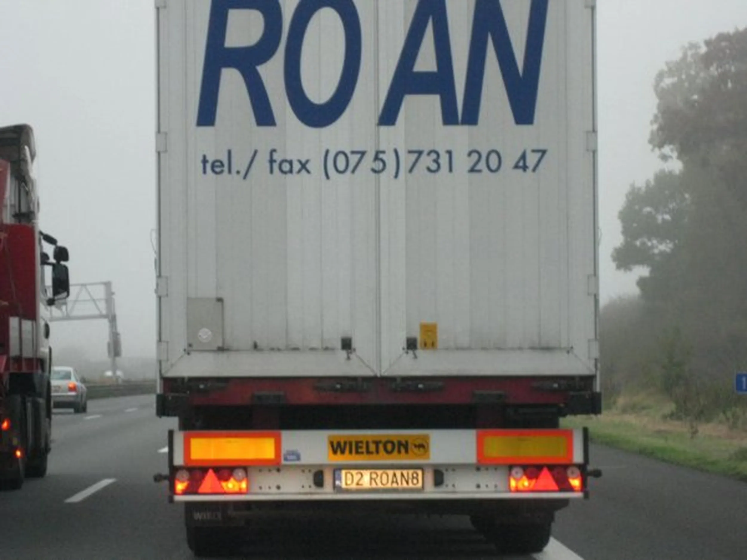 Fajny numer, blacha D2 ROAN8