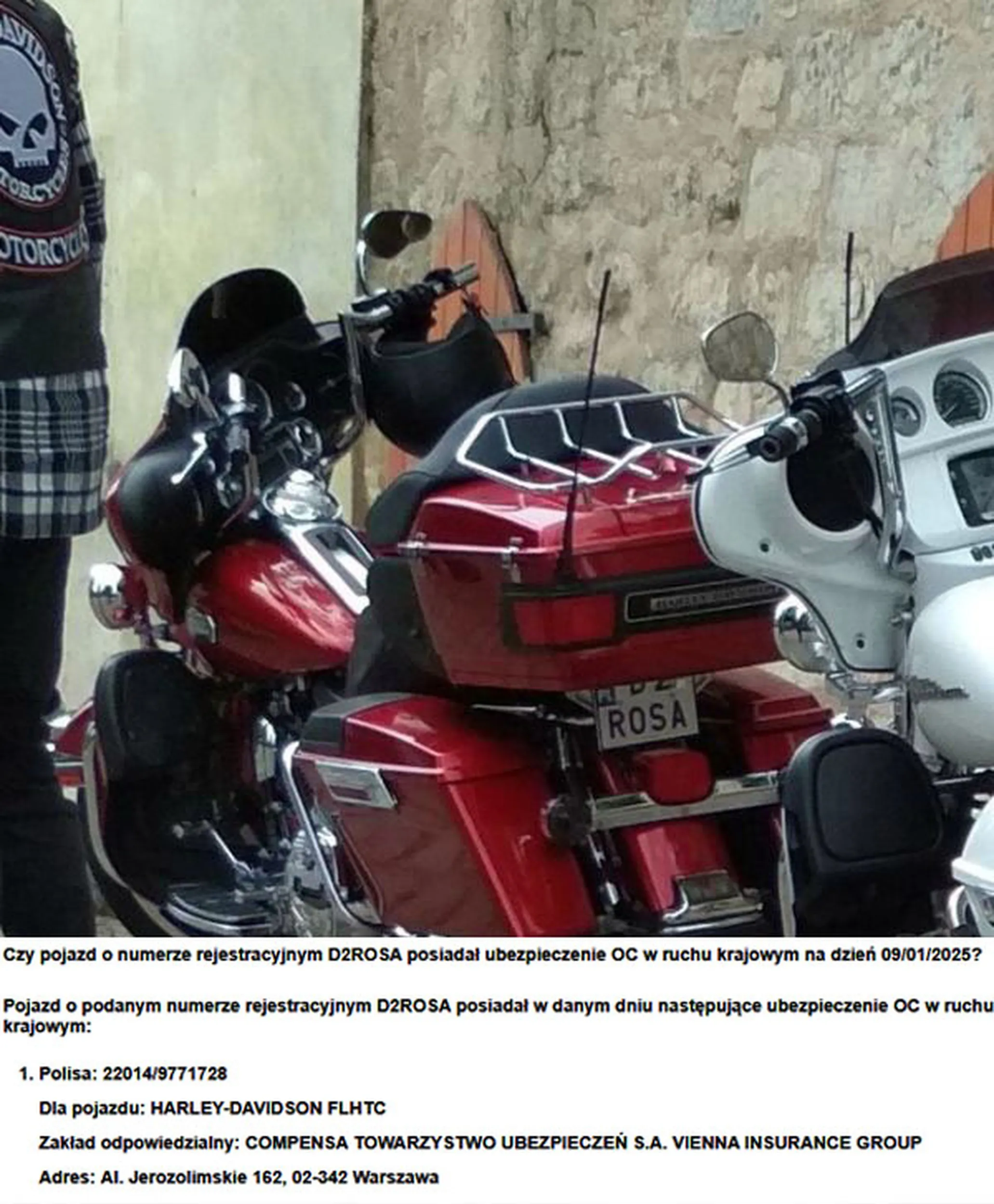 Fajny numer, blacha D2 ROSA