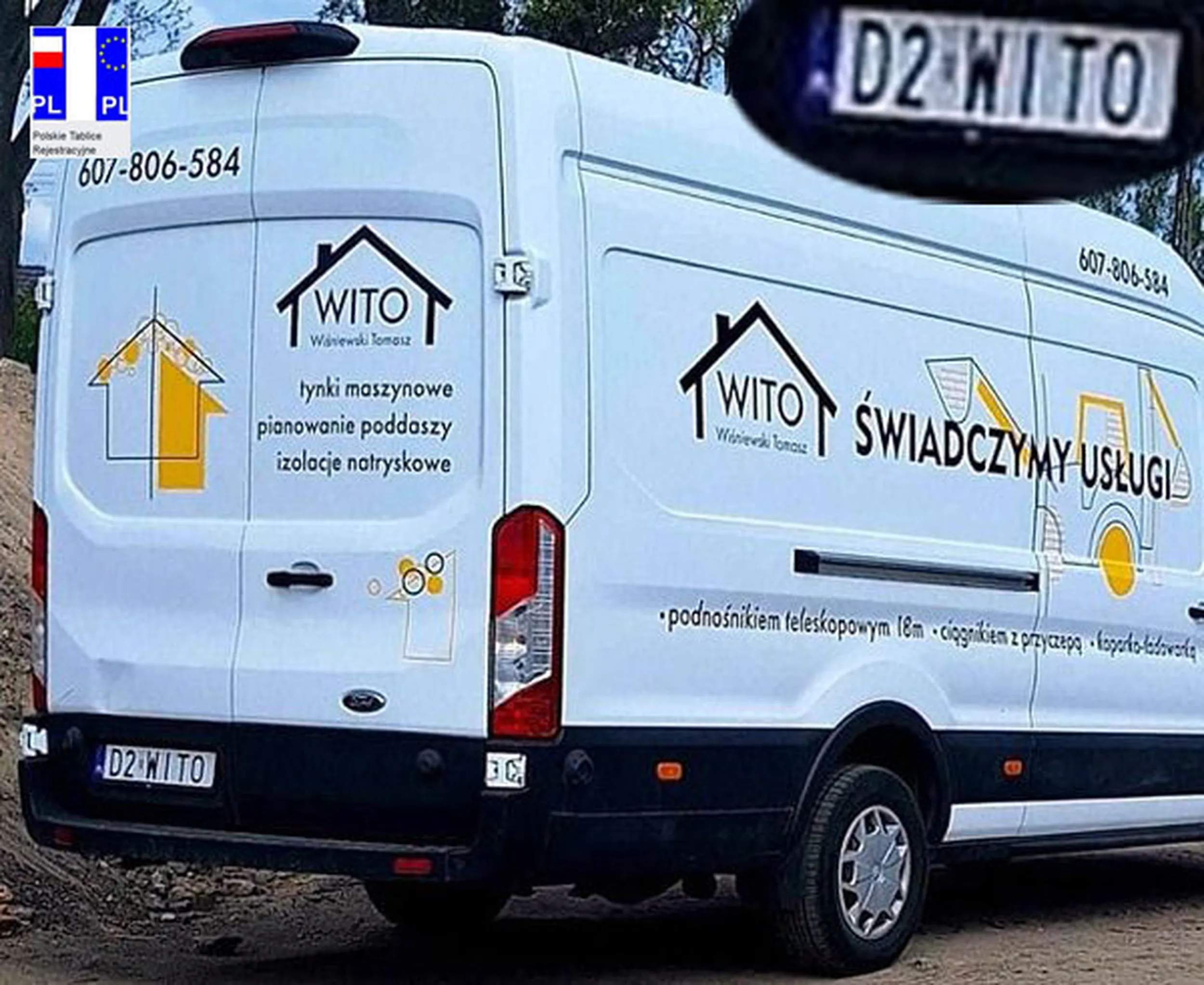 Fajny numer, blacha D2 WITO