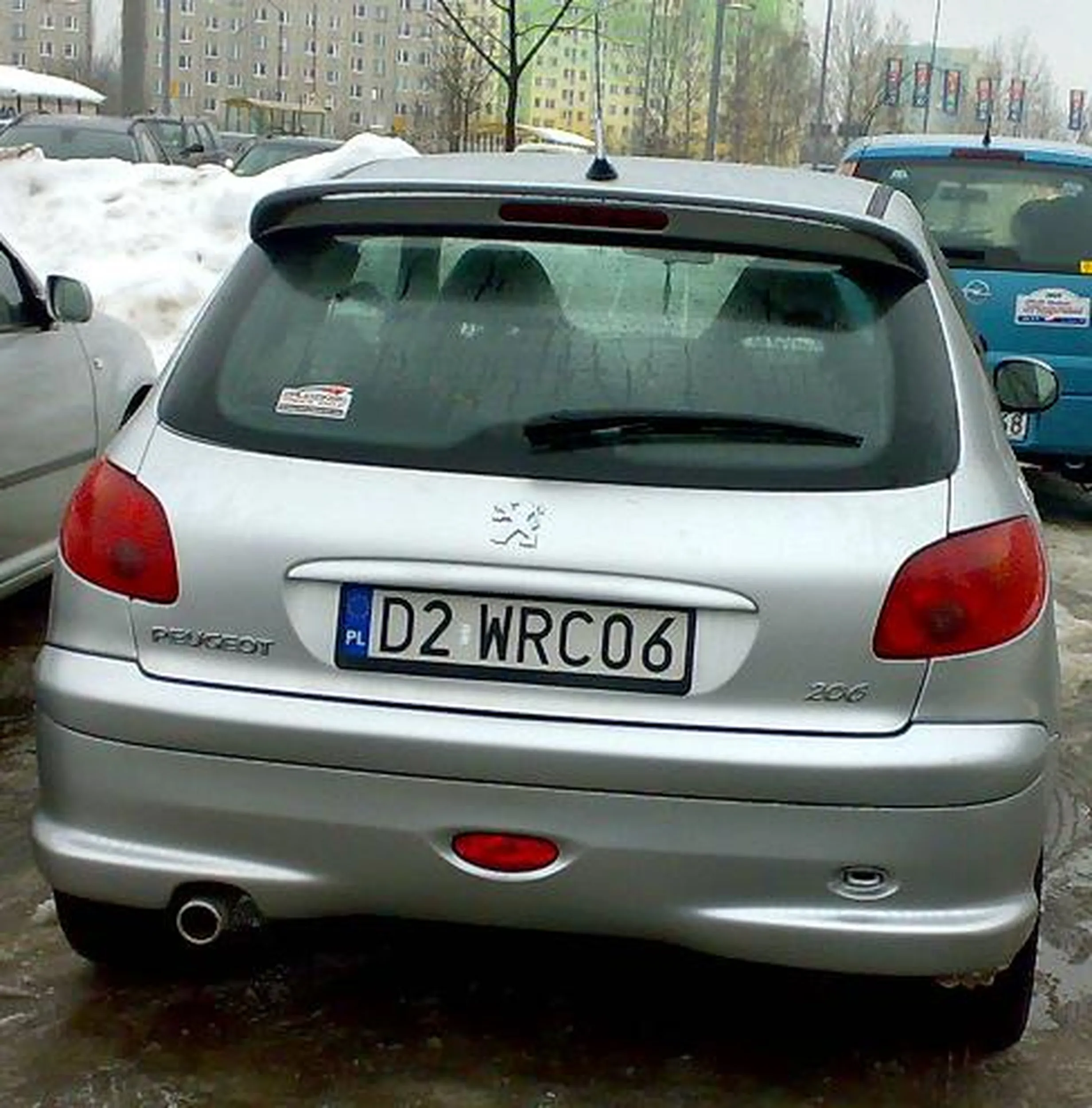 Fajny numer, blacha D2 WRC06