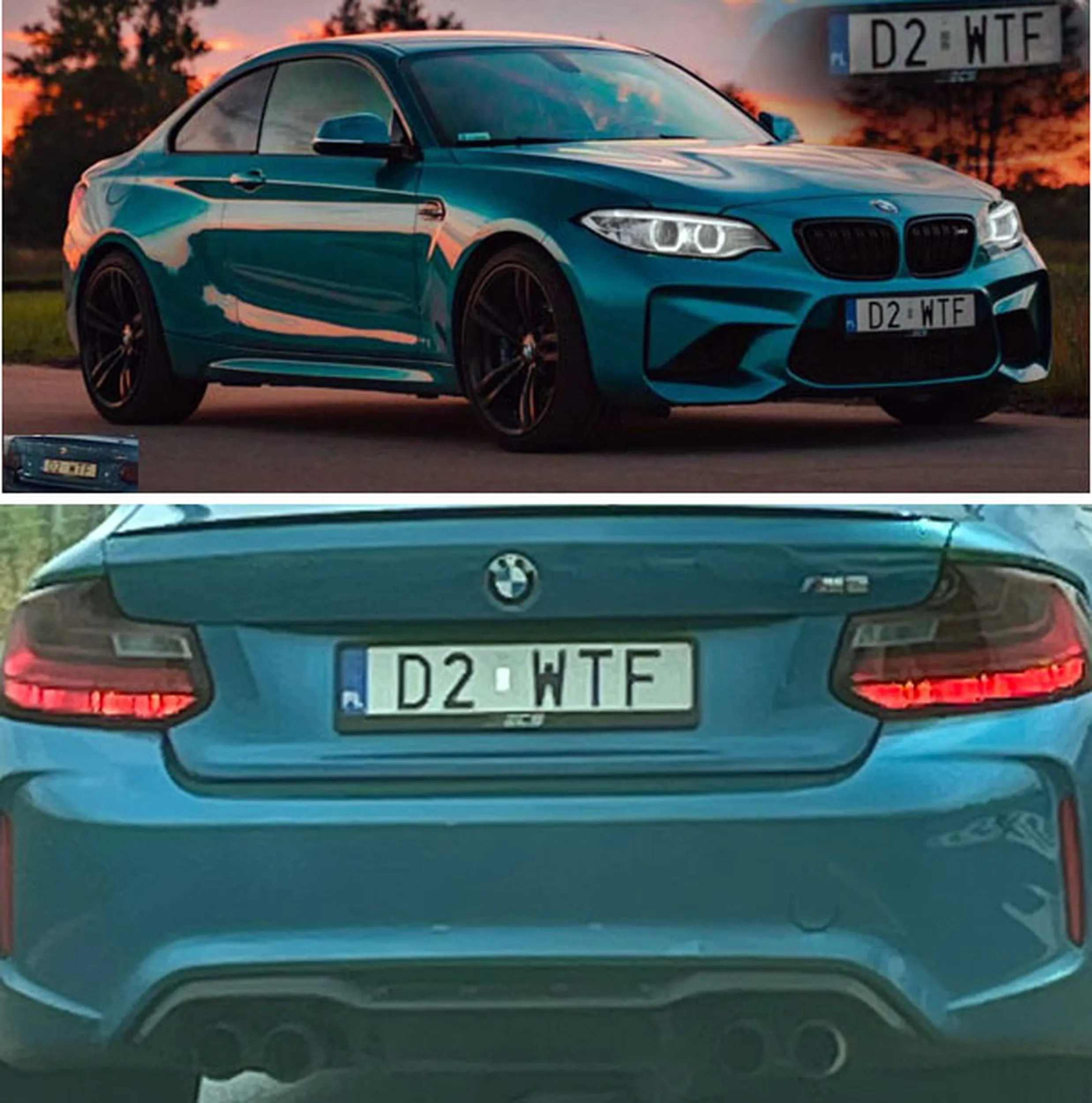 Fajny numer, blacha D2 WTF