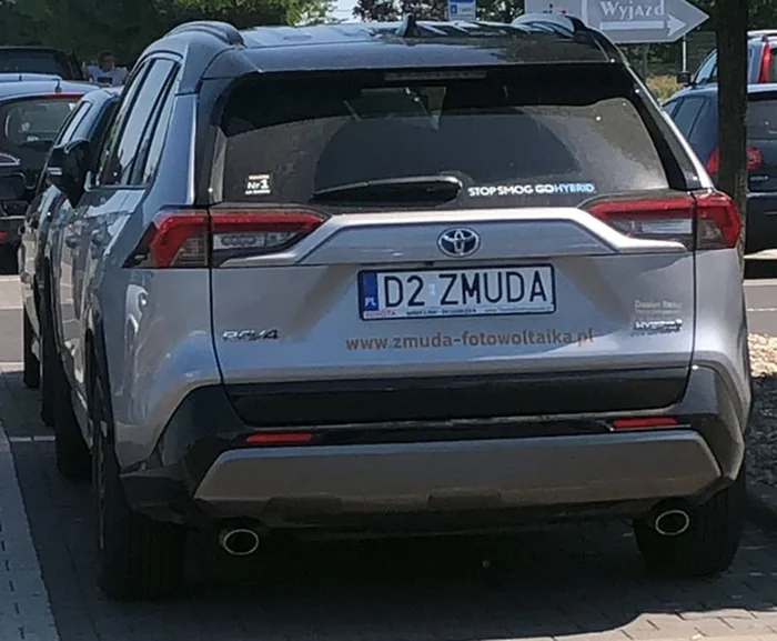 Fajny numer, blacha D2 ZMUDA