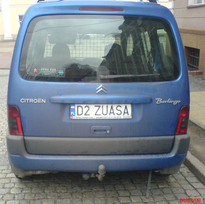 Fajny numer, blacha D2 ZUASA