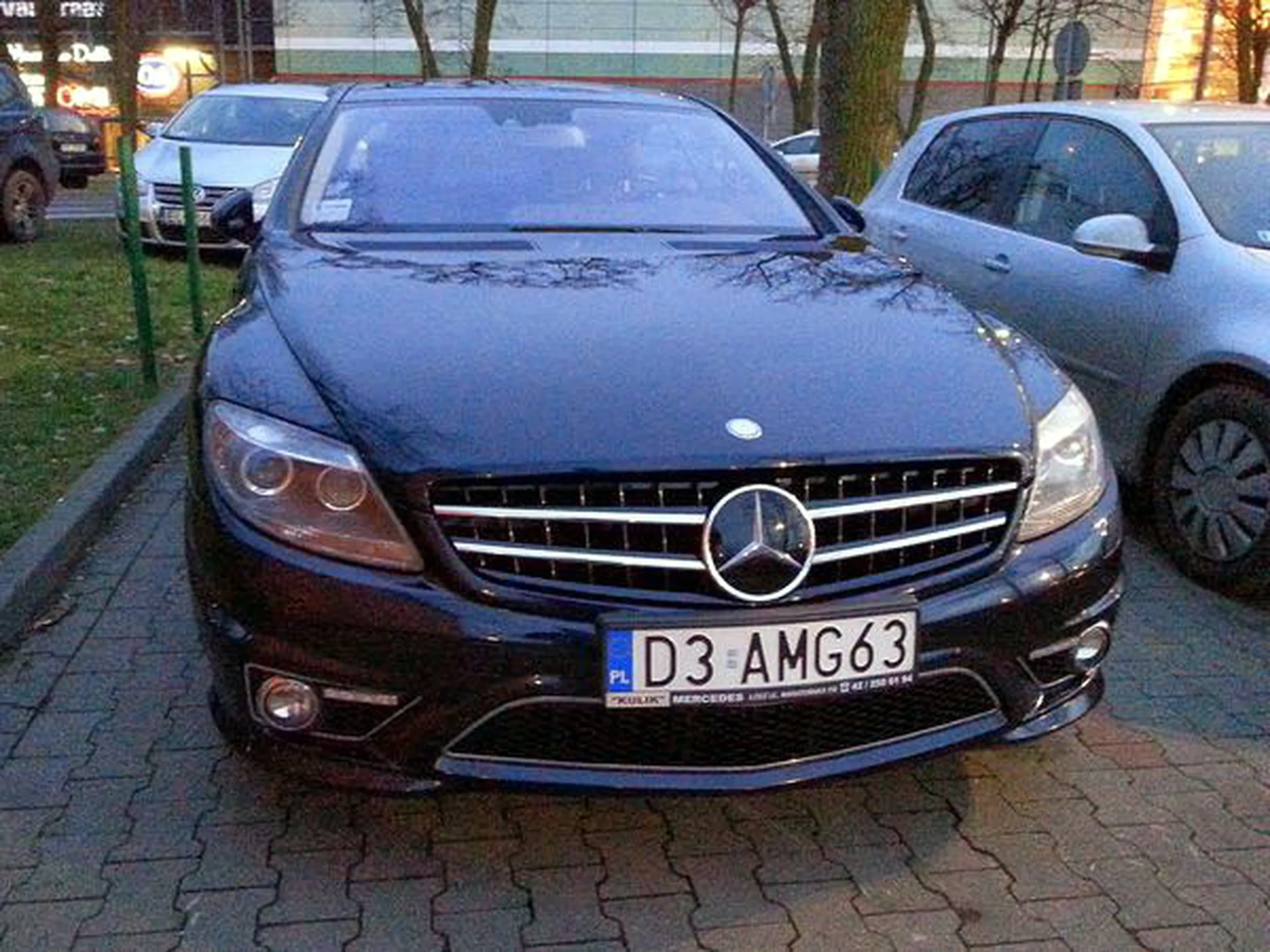 Fajny numer, blacha D3 AMG63