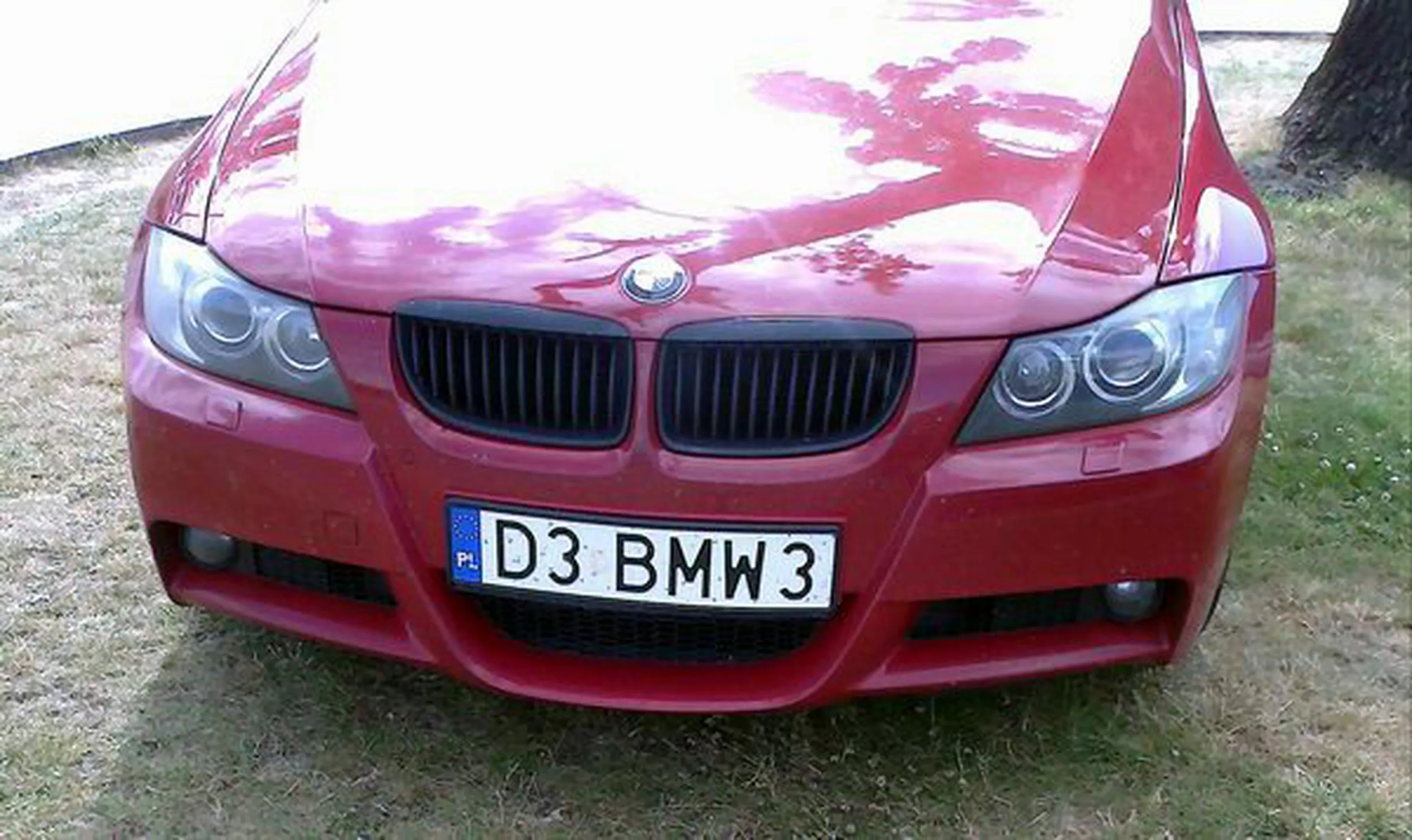 Fajny numer, blacha D3 BMW3