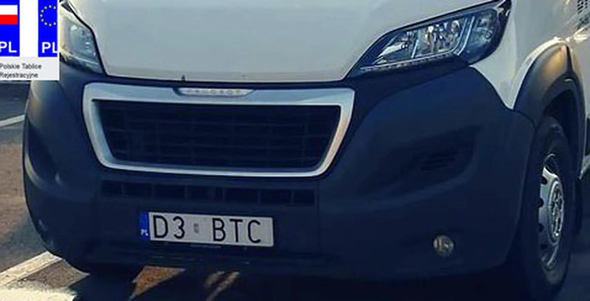 Fajny numer, blacha D3 BTC