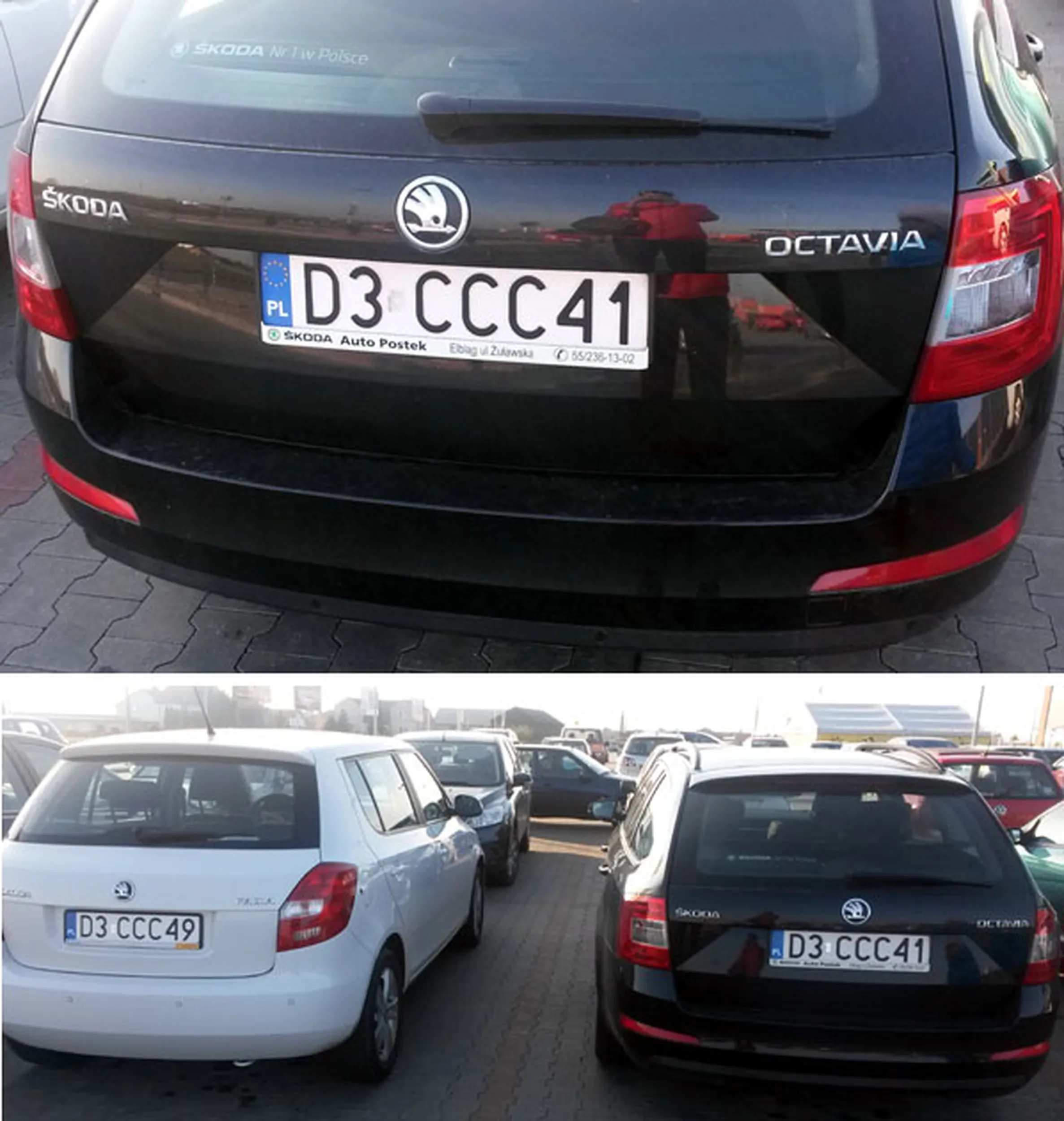 Fajny numer, blacha D3 CCC41