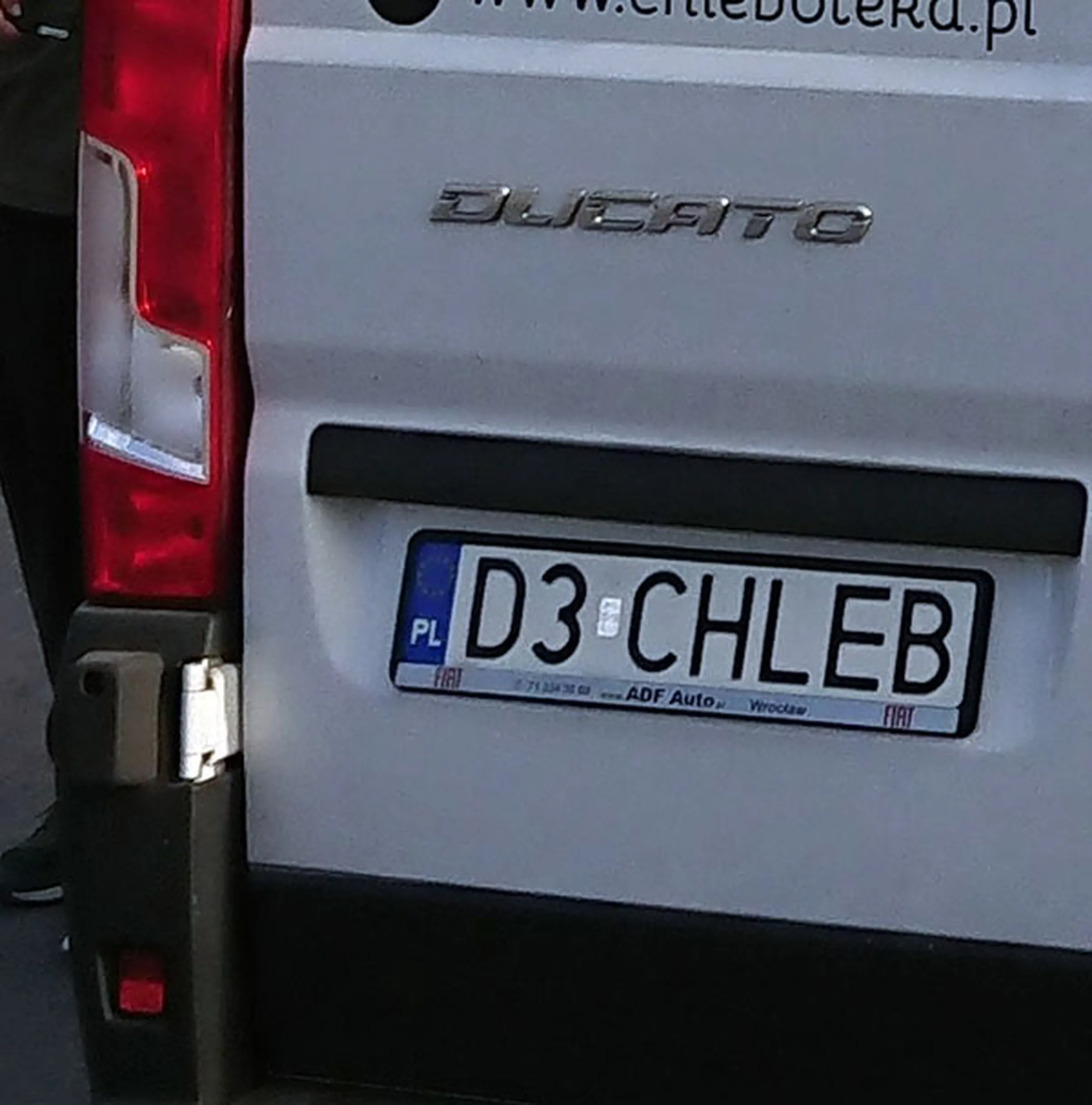 Fajny numer, blacha D3 CHLEB