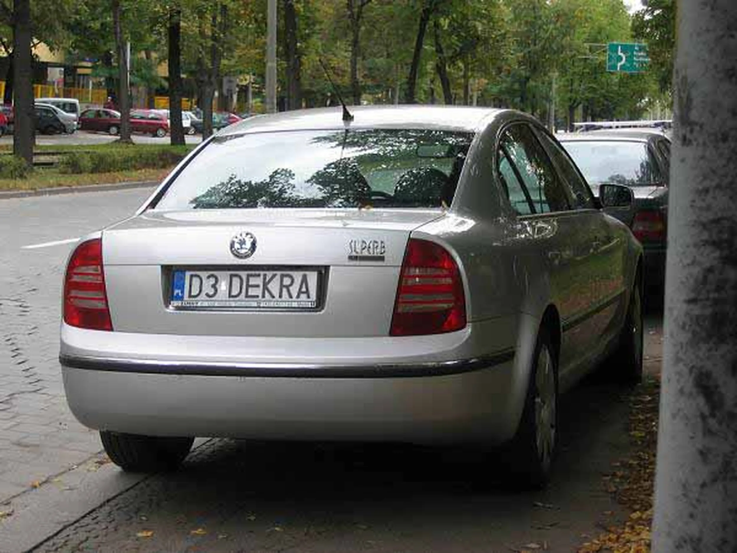 Fajny numer, blacha D3 DEKRA