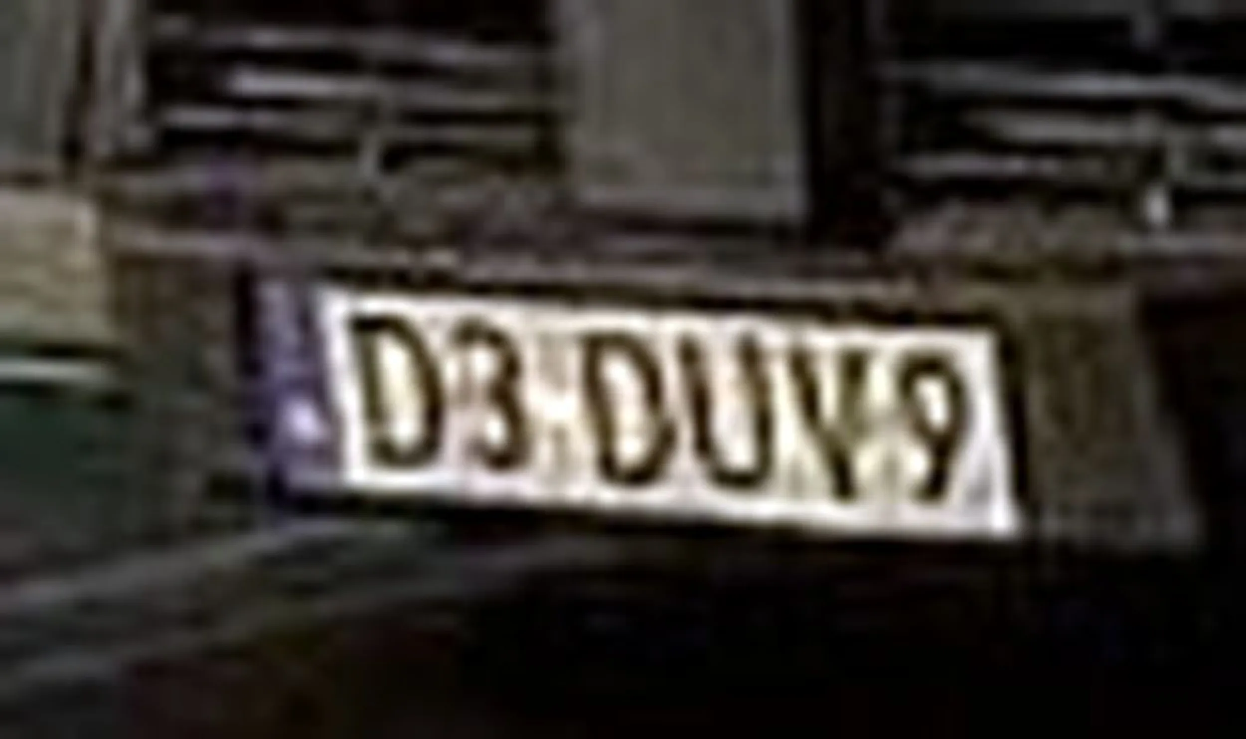 Fajny numer, blacha D3 DUV9