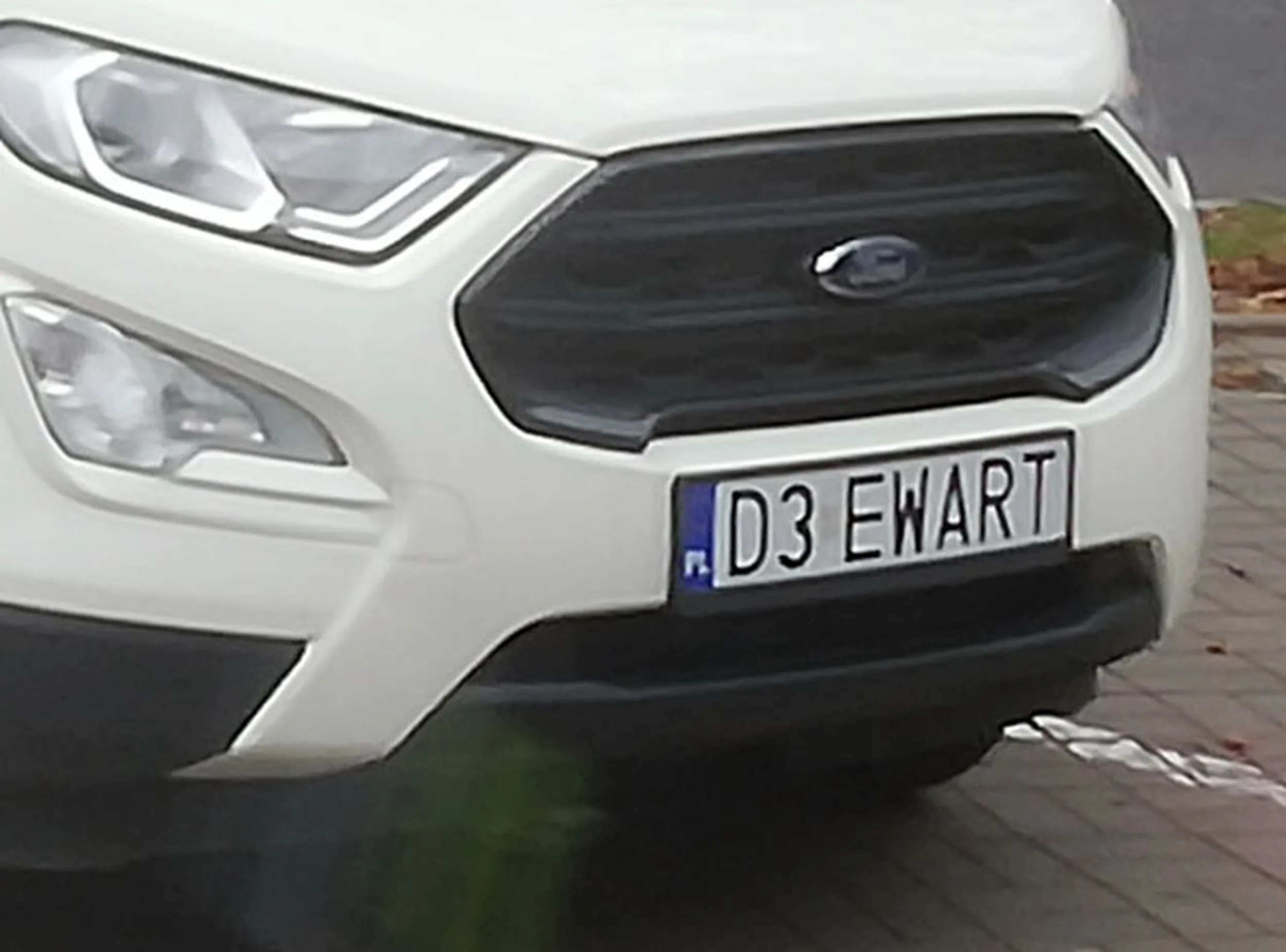 Fajny numer, blacha D3 EWART