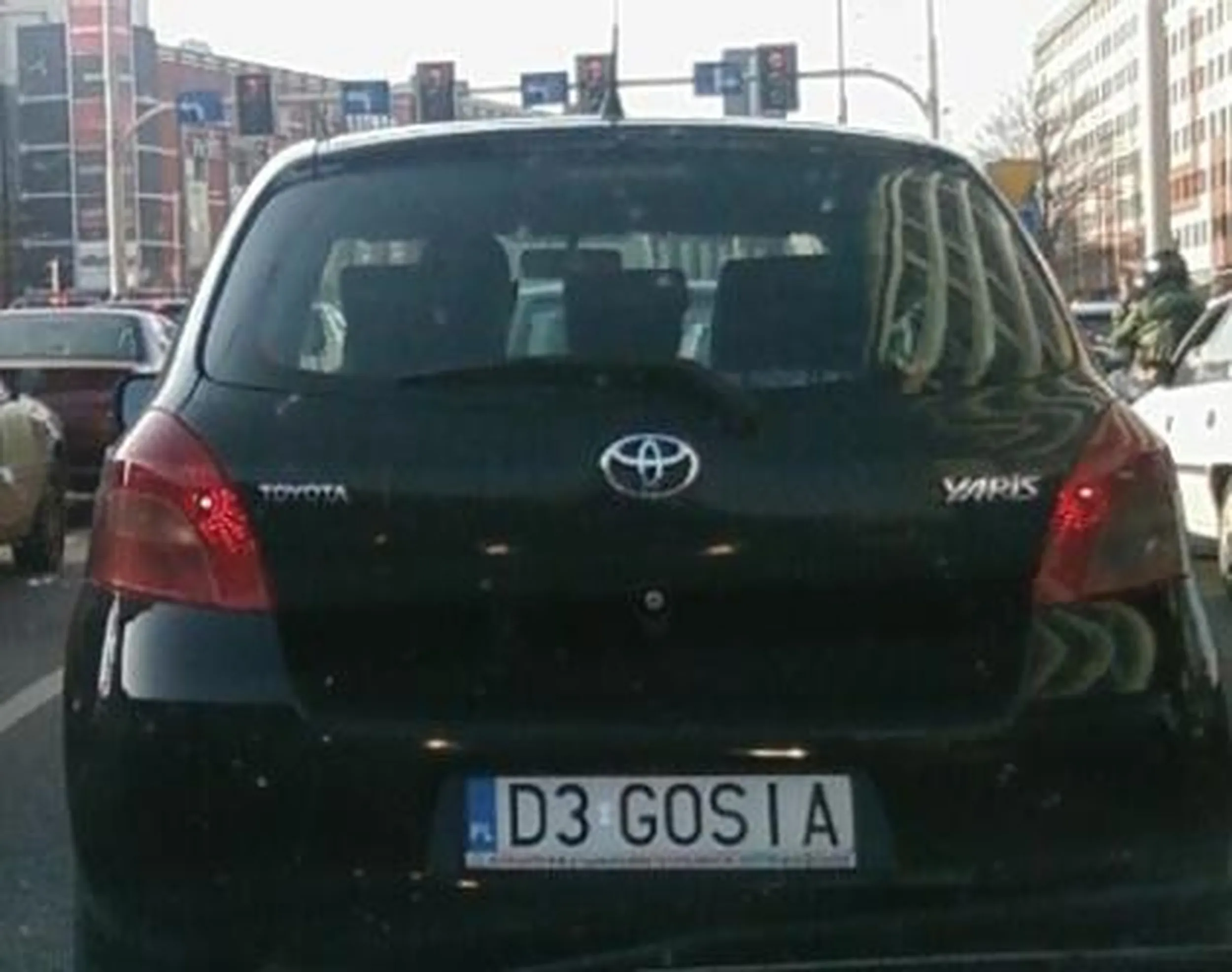 Fajny numer, blacha D3 GOSIA