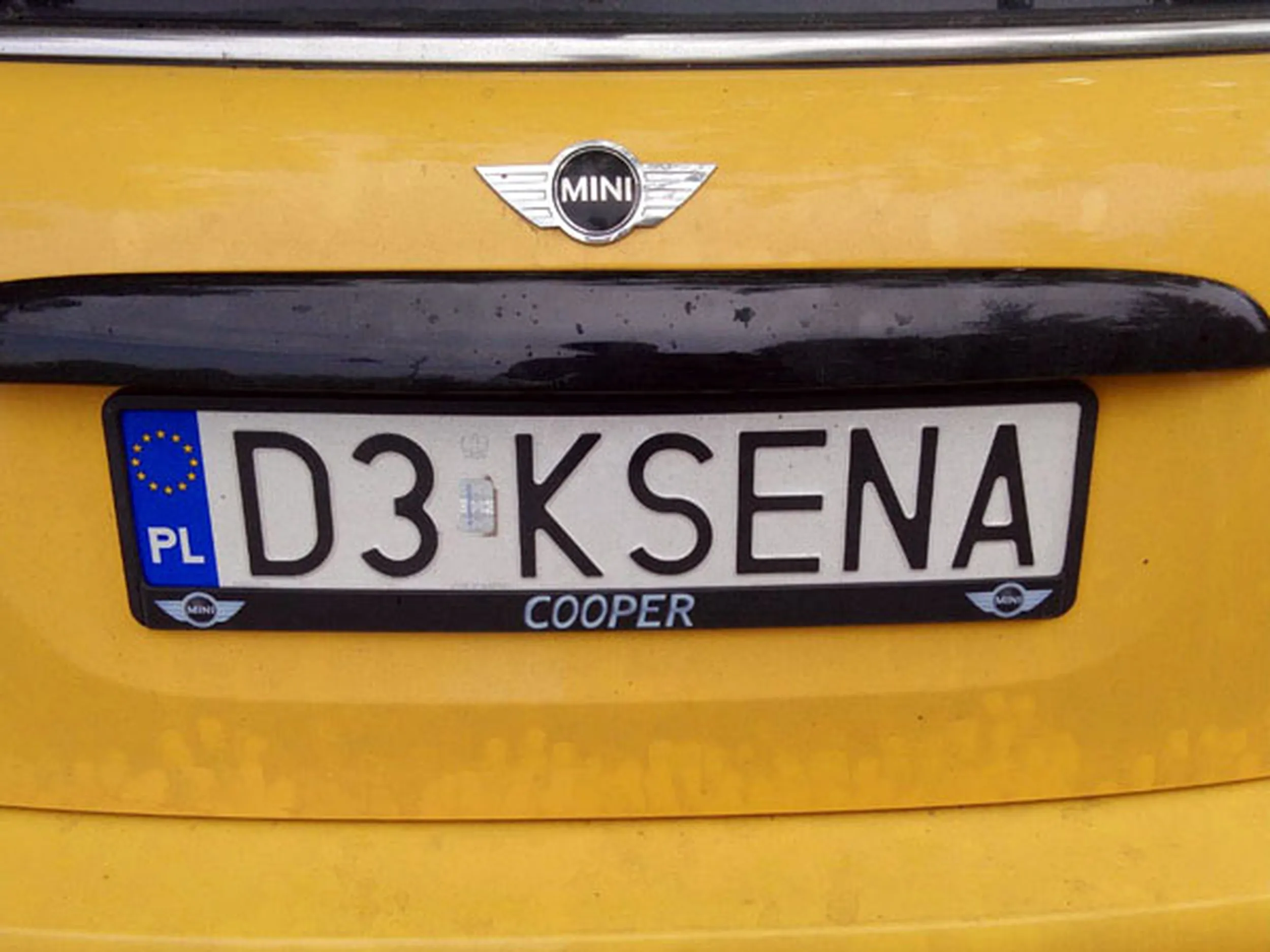 Fajny numer, blacha D3 KSENA