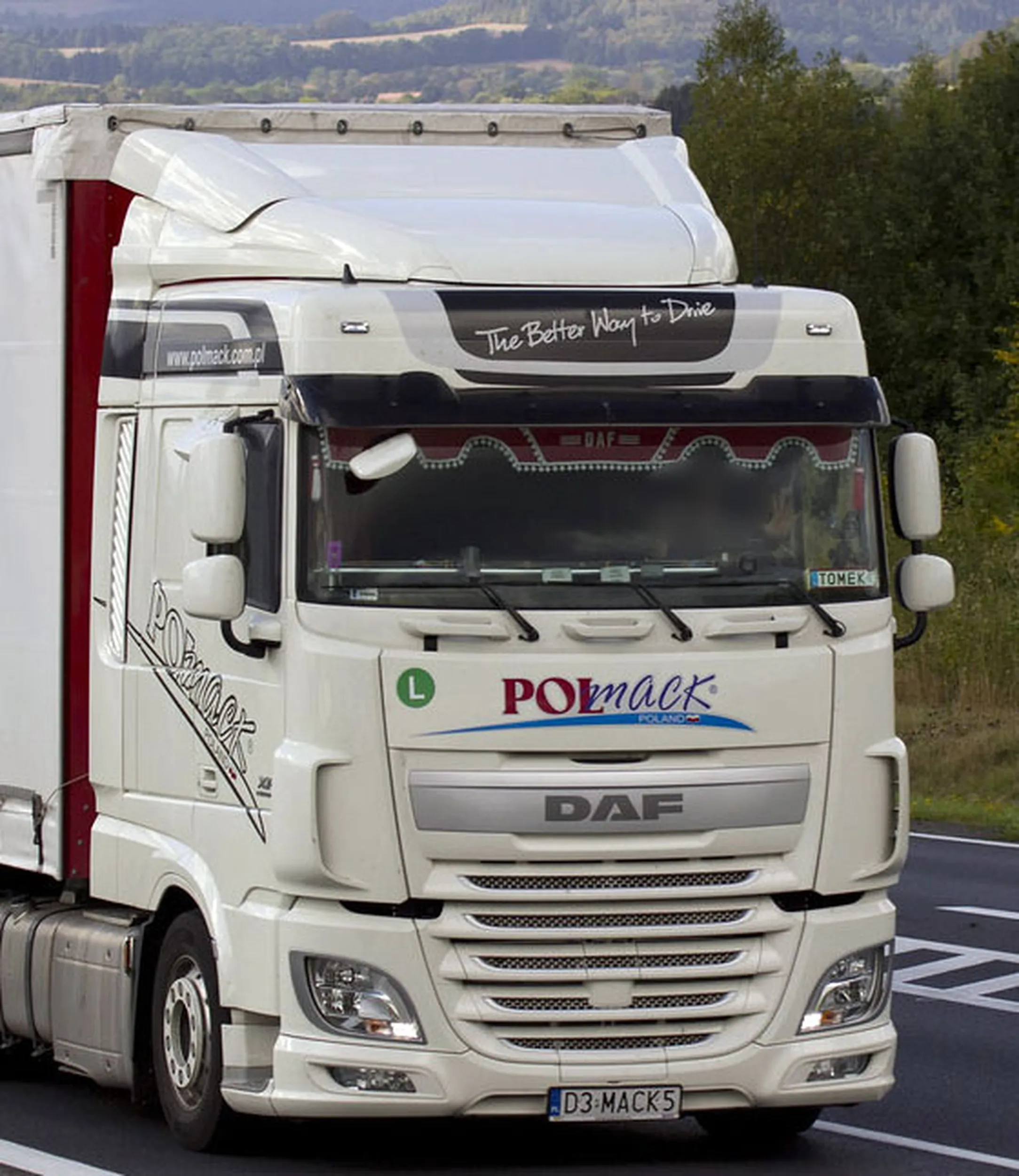 D3 MACK5 - tablica rejestracyjna