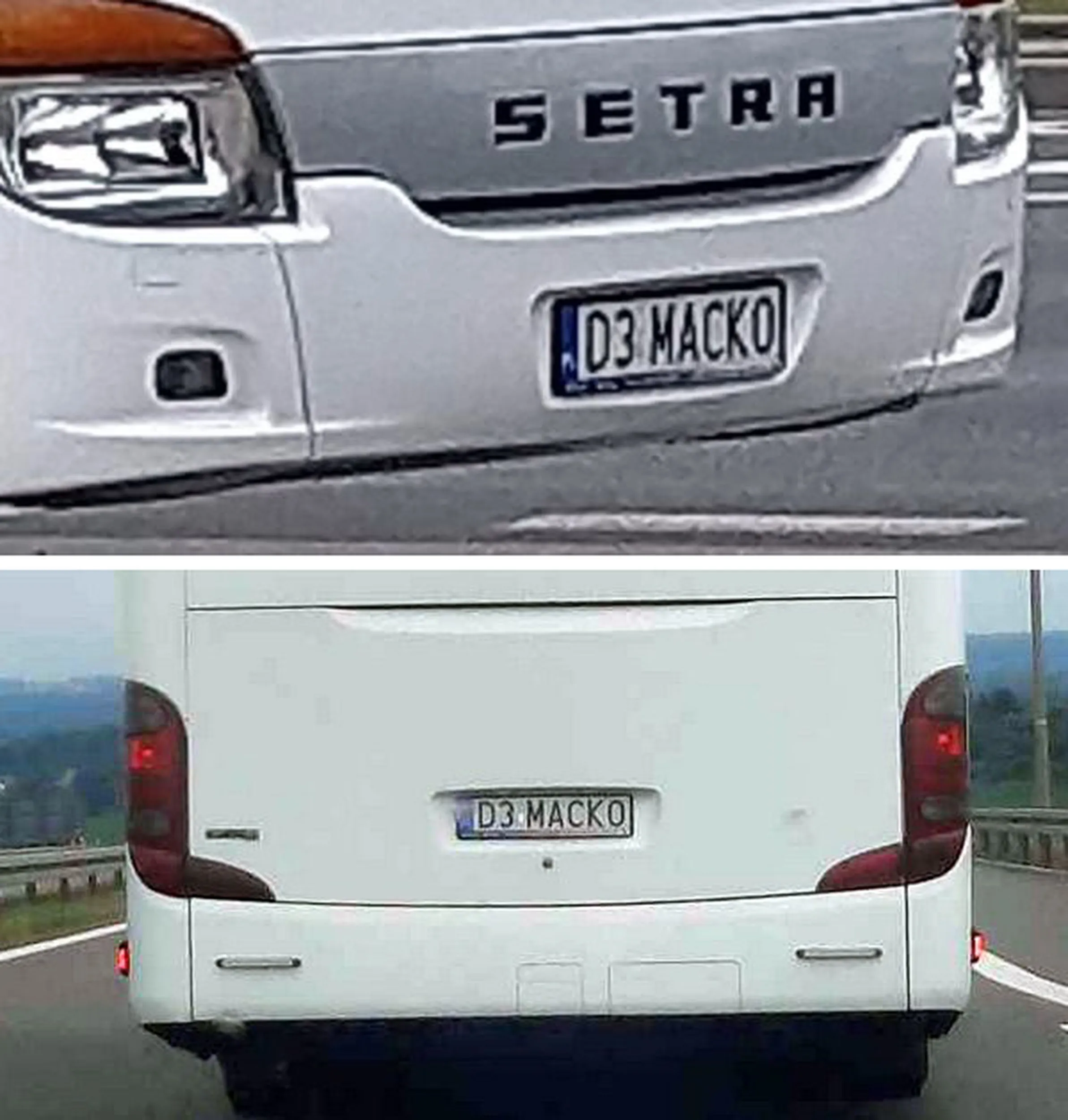 Fajny numer, blacha D3 MACKO