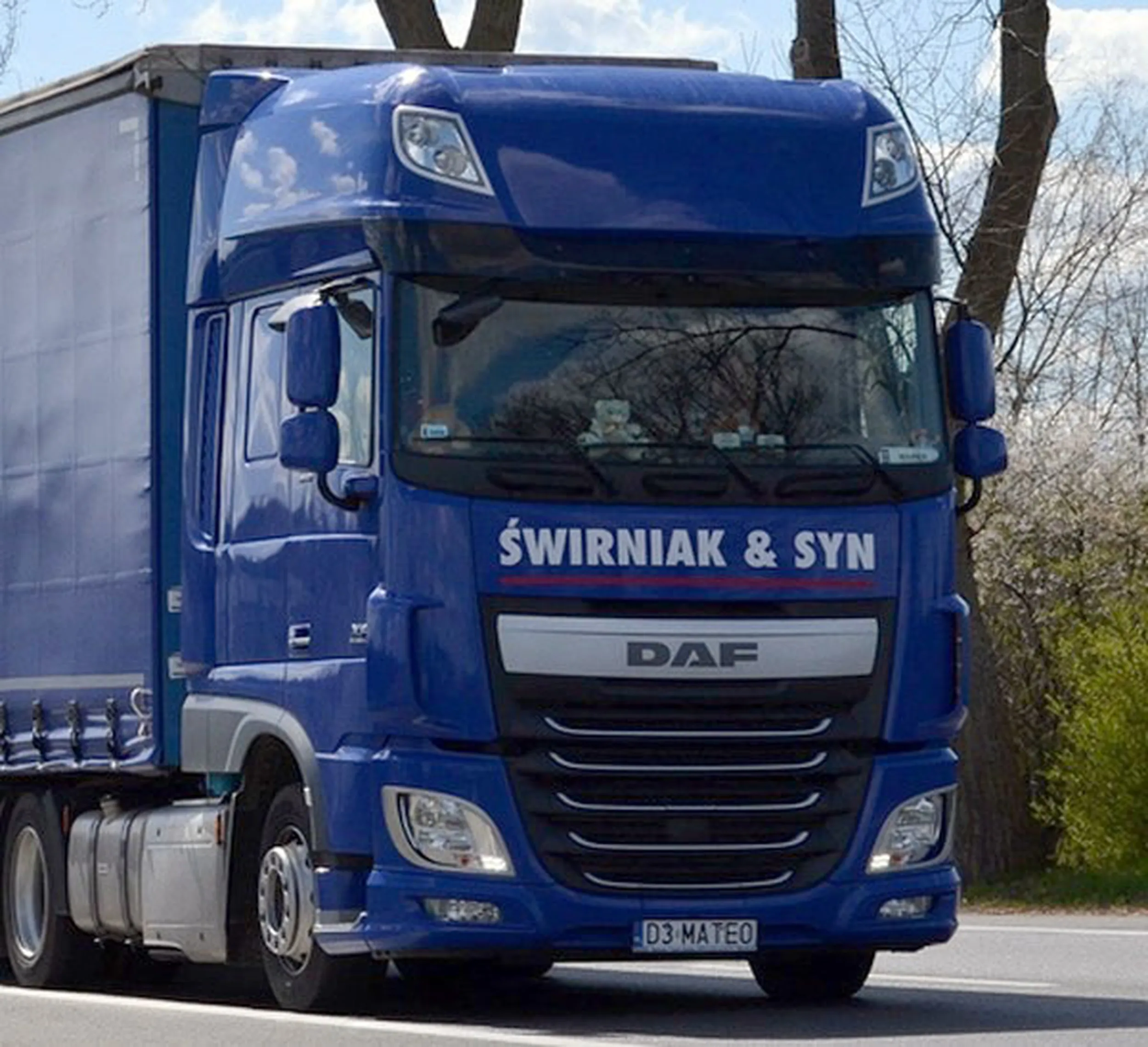 Fajny numer, blacha D3 MATEO