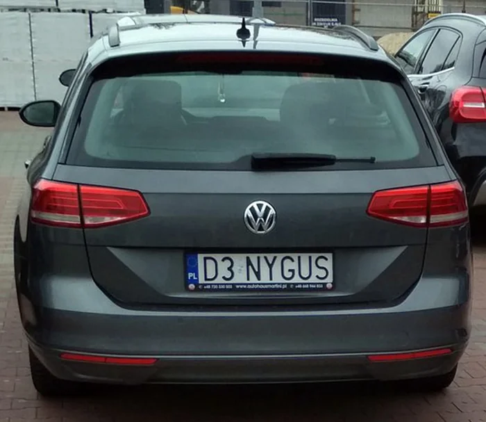 Fajny numer, blacha D3 NYGUS