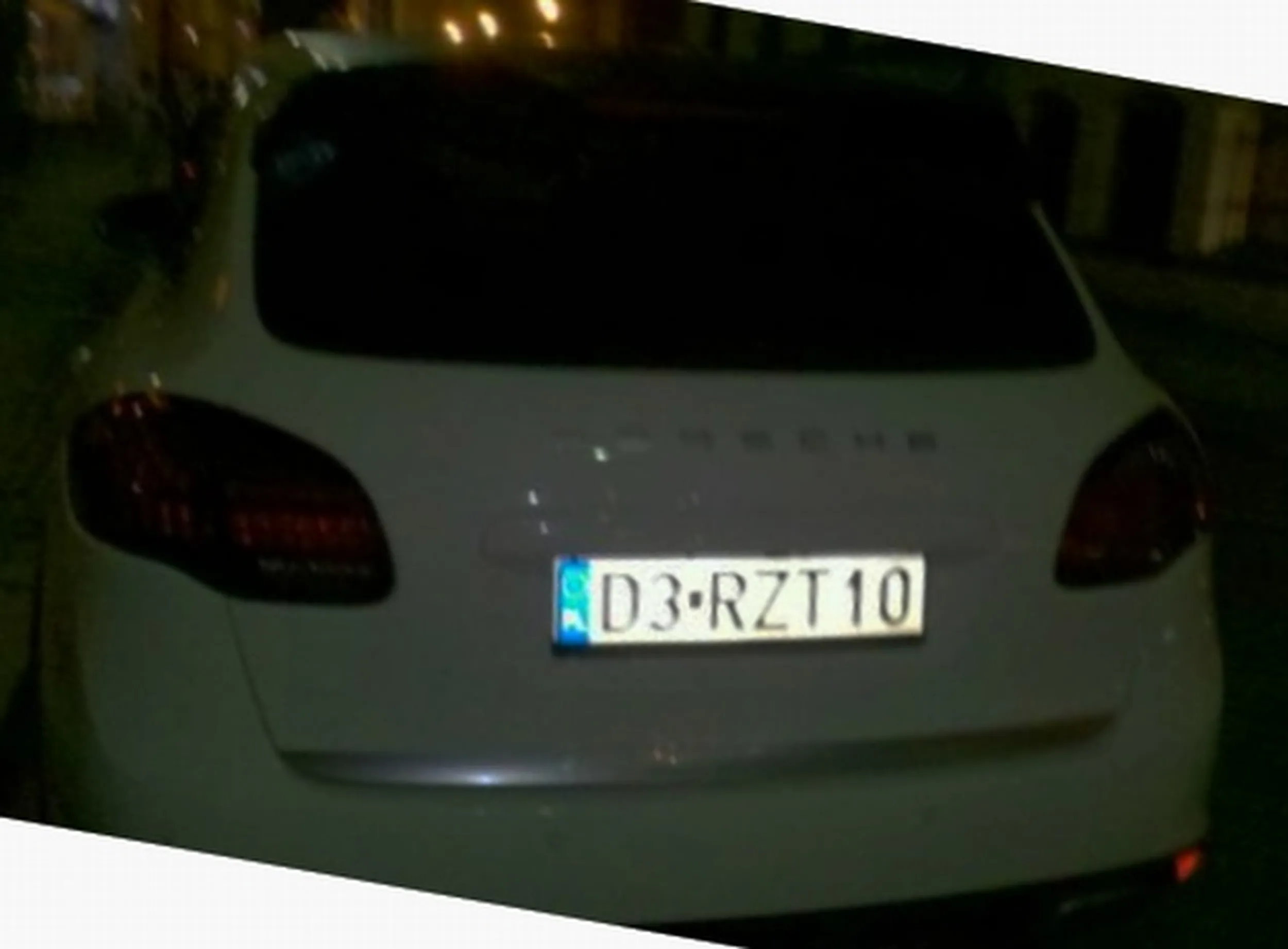 Fajny numer, blacha D3 RZT10