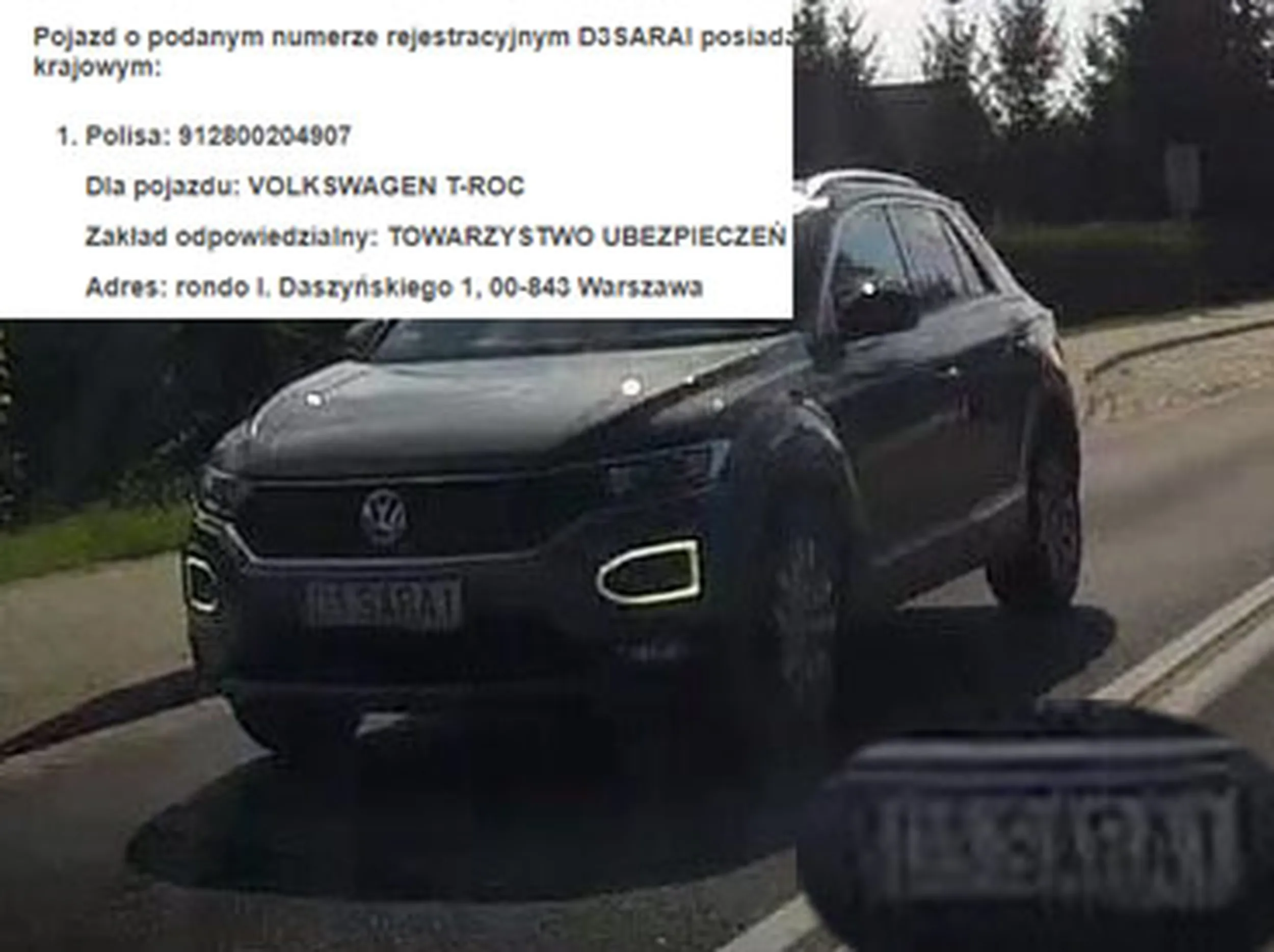 Fajny numer, blacha D3 SARAI