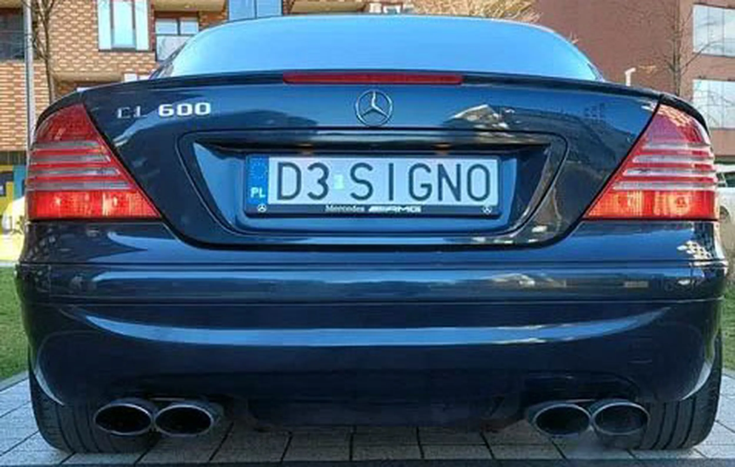 Fajny numer, blacha D3 SIGNO